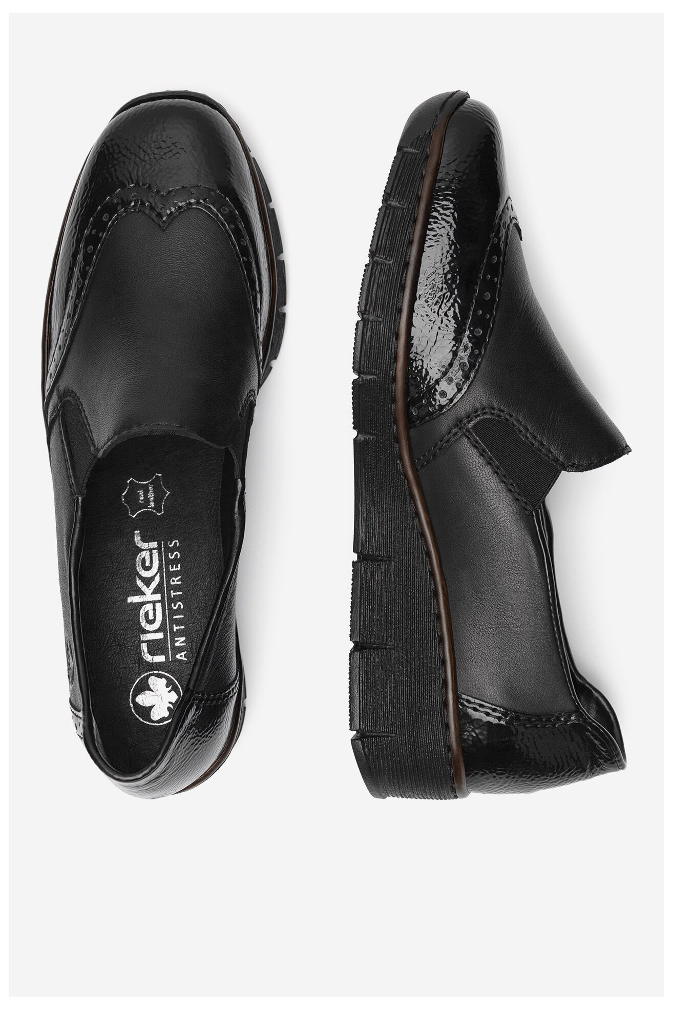 Напівчеревик Rieker 53776-00 ЧОРНИЙ