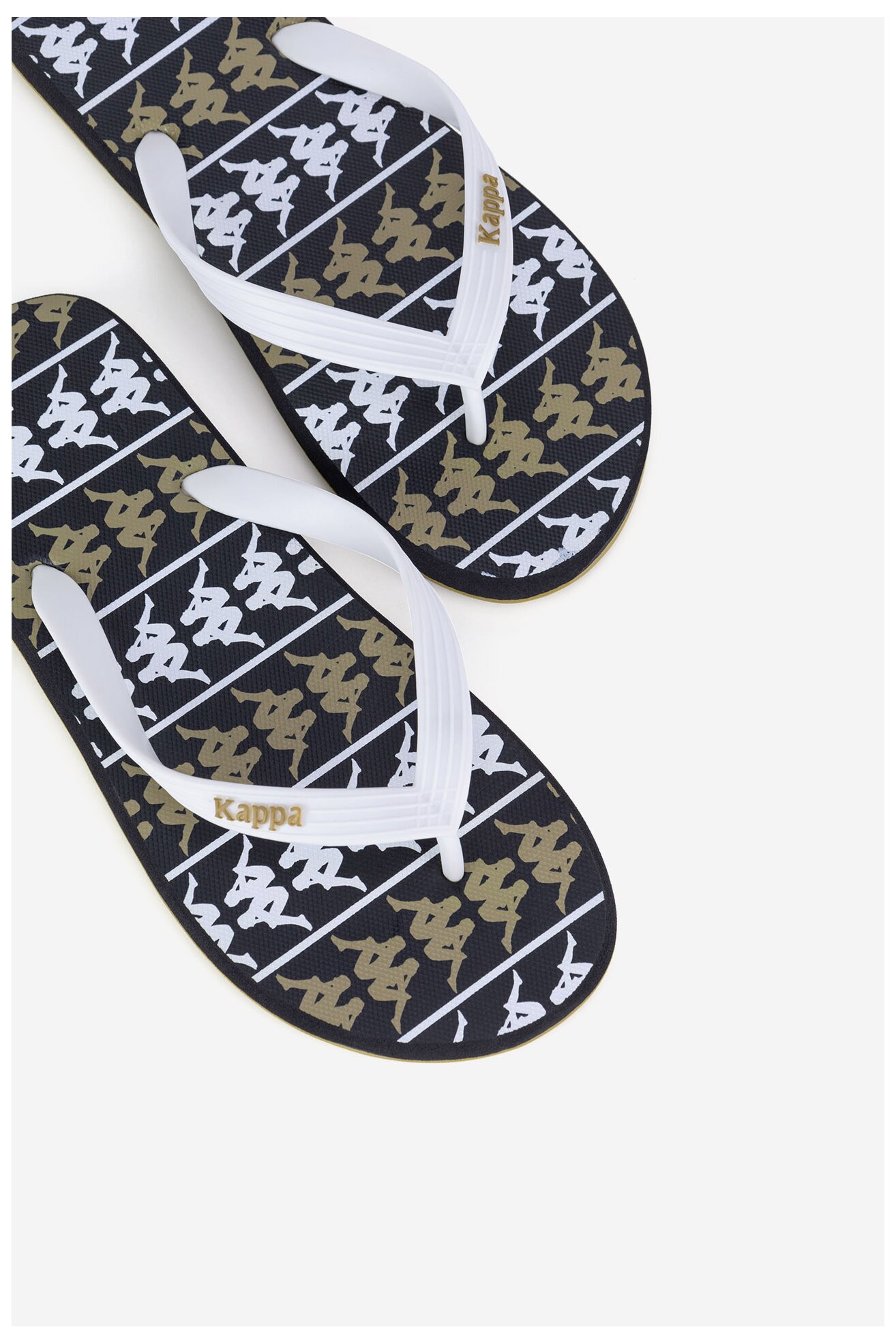 Джапанка за басейн Kappa 371D2UW White - Black - Green Military МИКС