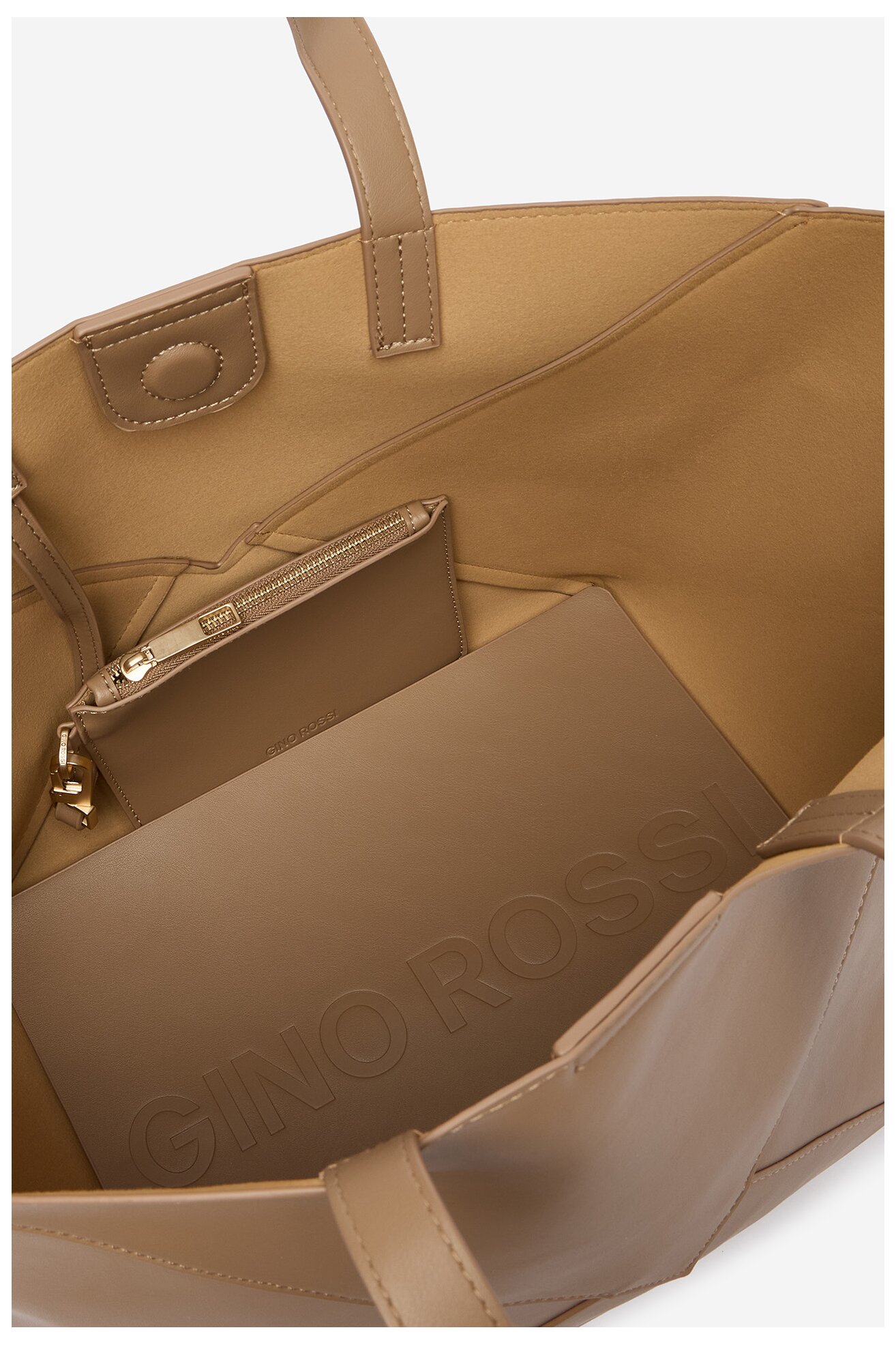 Сумка З Ремінцем Gino Rossi C-LDA7826 БЕЖЕВИЙ