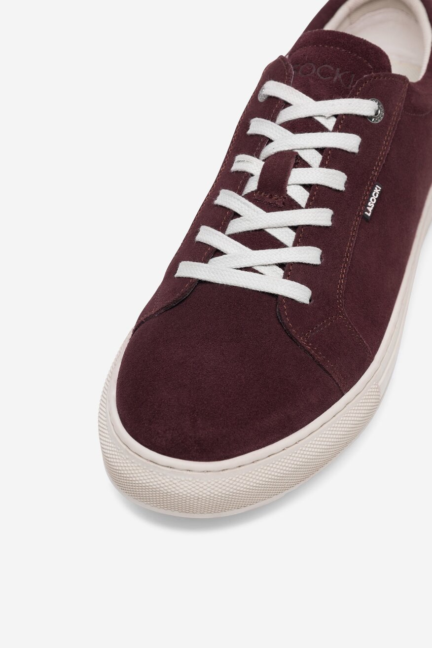 Vászoncipő Lasocki SÖTÉTPIROS - 5905588346074