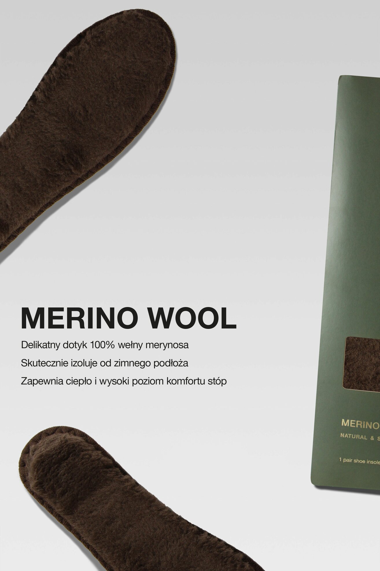 Ulošci za obuću Gino Rossi WKŁADKA MERINO WOOL BRAON