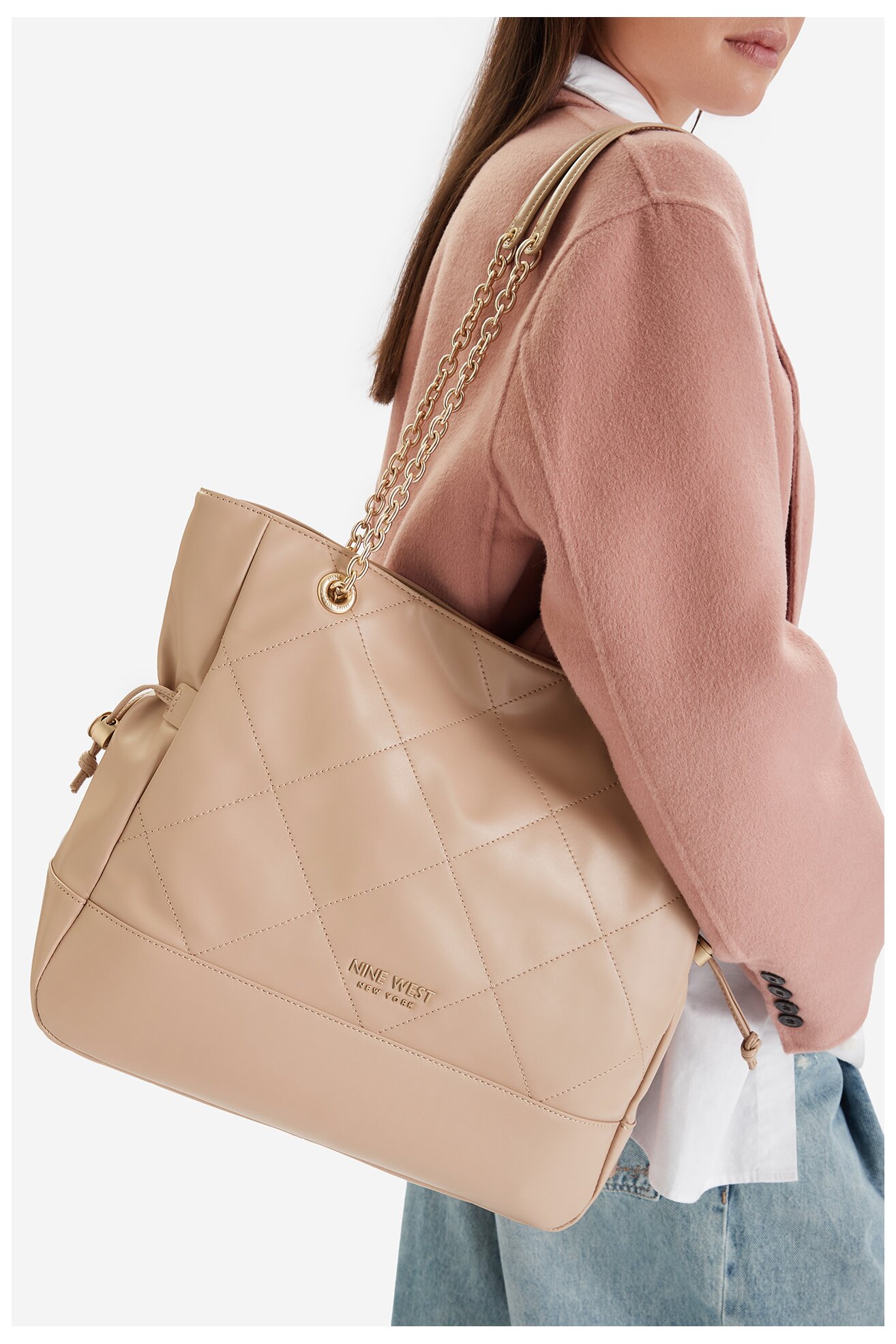 Сумка З Ремінцем NINE WEST EO-BELLIS-LX10277 РОЖЕВИЙ