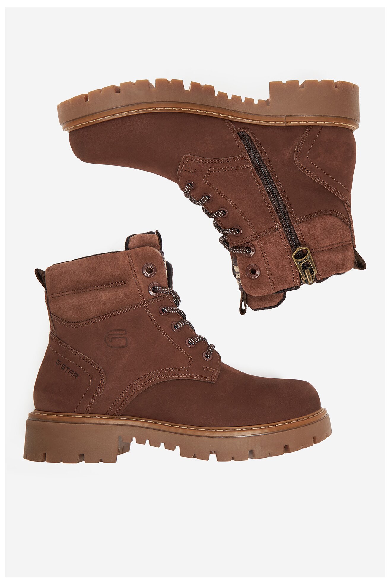 Duboke cipele G-STAR RAW CEO-CI12-LUCA-02 BRAON