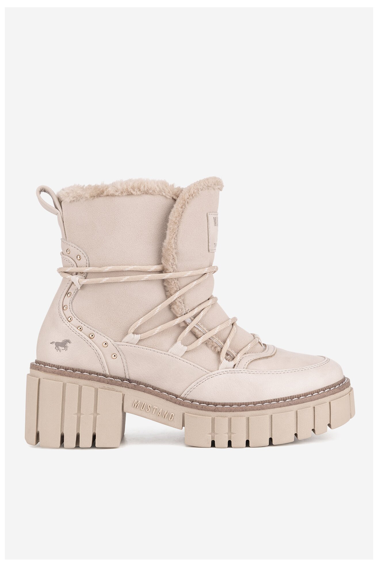 Боти Mustang 1447-601 БЯЛ