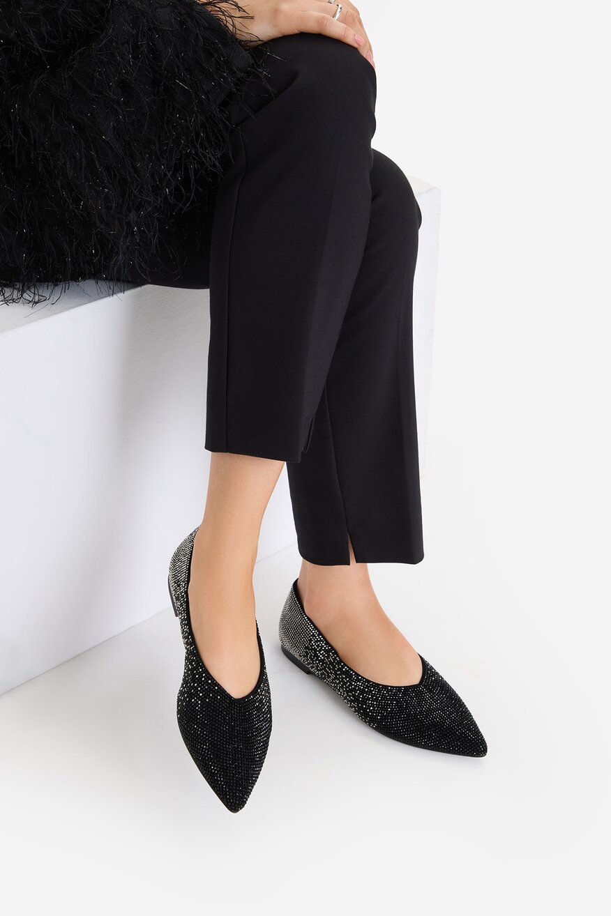 
                EVA MINGE - Baleriny skórzane - 5907964017110