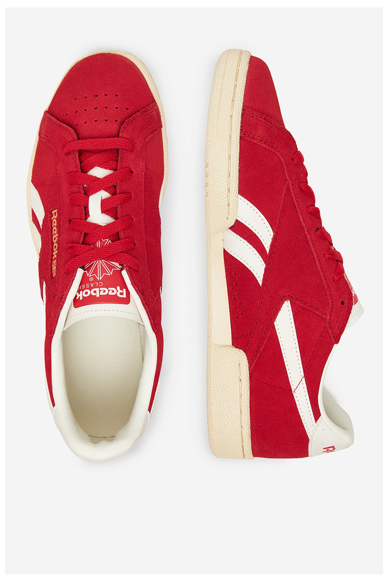 Obuwie sportowe Reebok EO-CLUB C GROUNDS UK 100228139 Czerwony