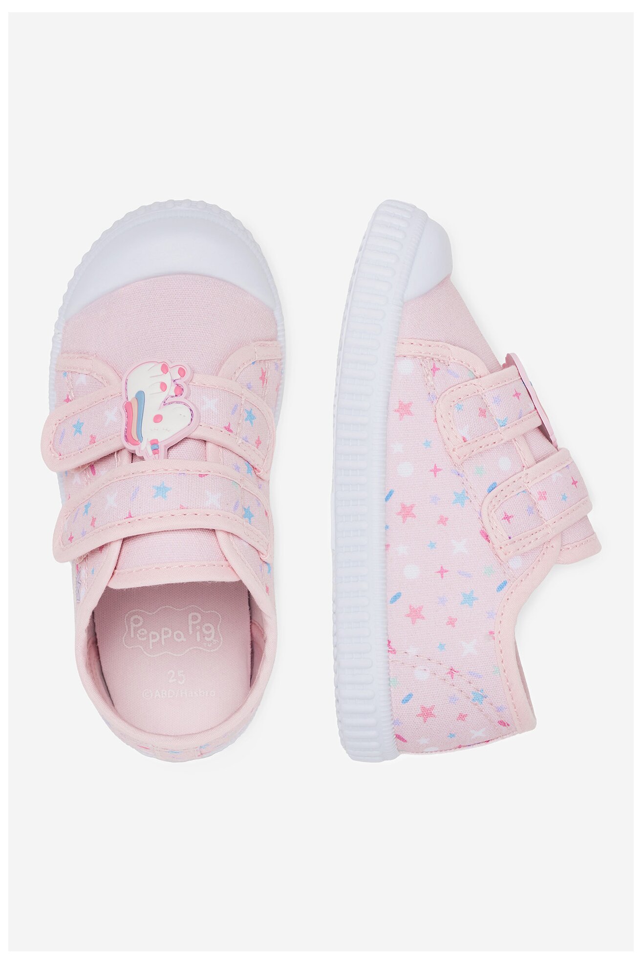 Plátěná obuv PEPPA PIG CM-SS25-202PP SVĚTLE RŮŽOVÁ