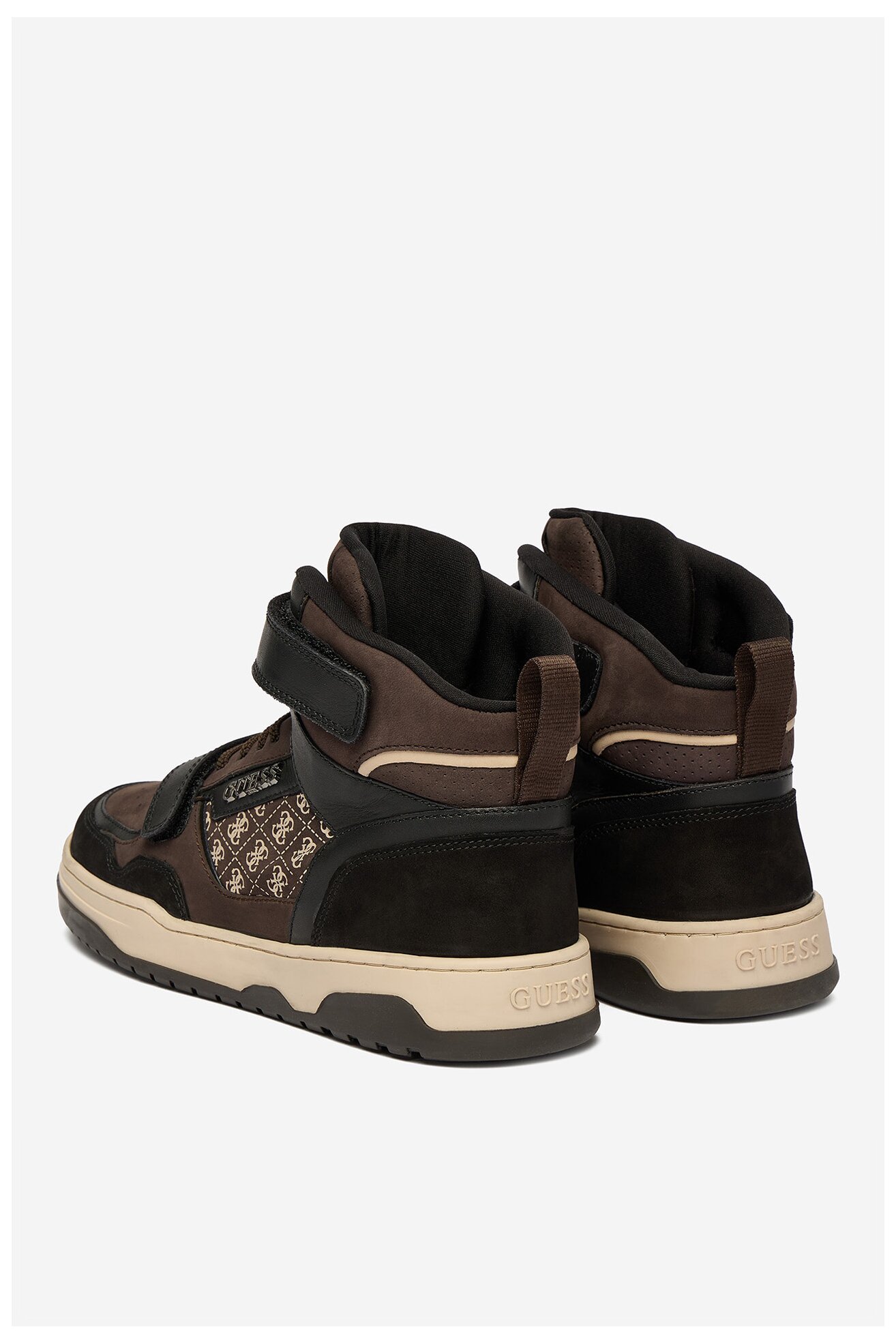 Sneakers GUESS CEO-BI12-CAROL-03 Brązowy ciemny