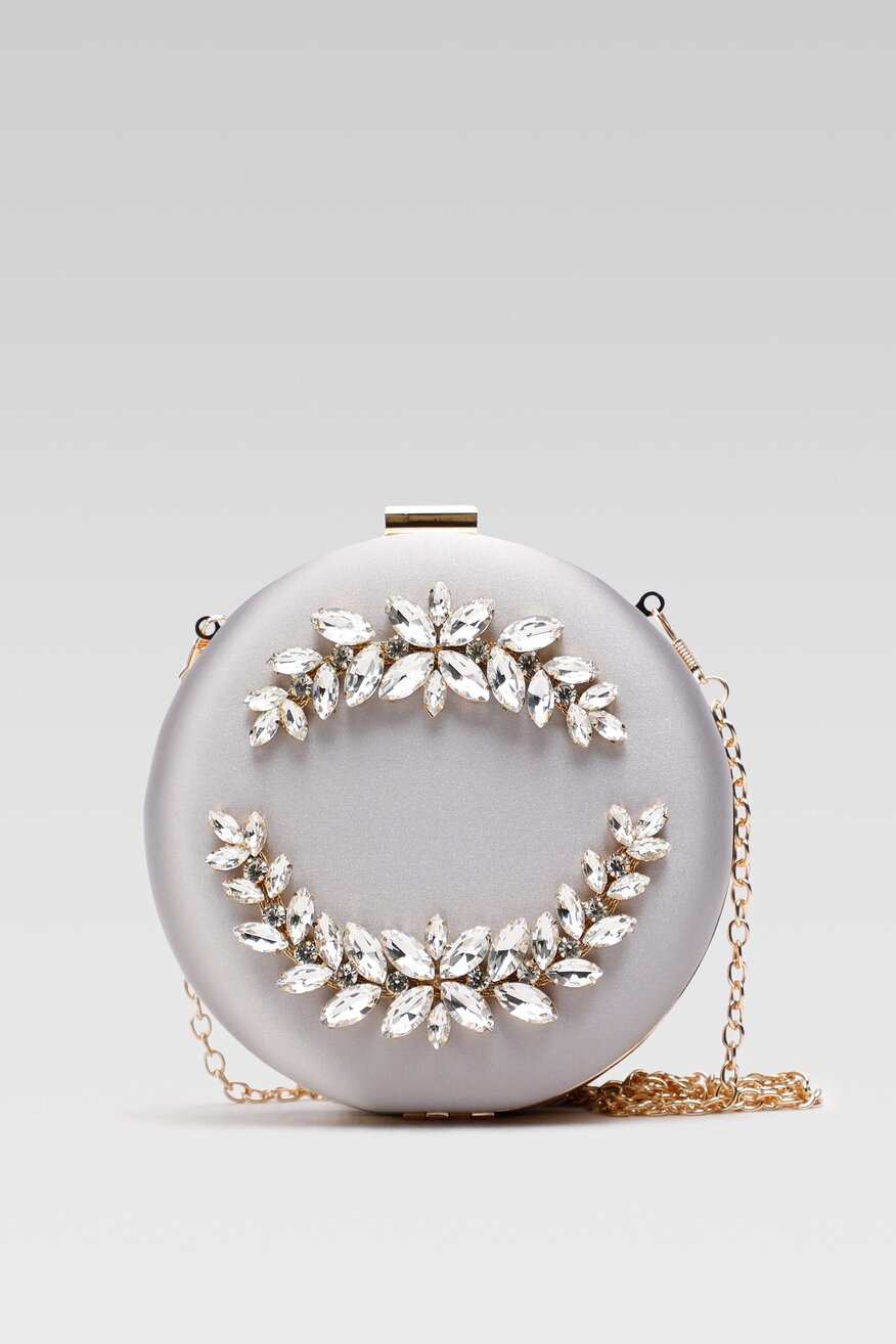 
                Jenny Fairy - Torebka z aplikacją szara - 5904862137728