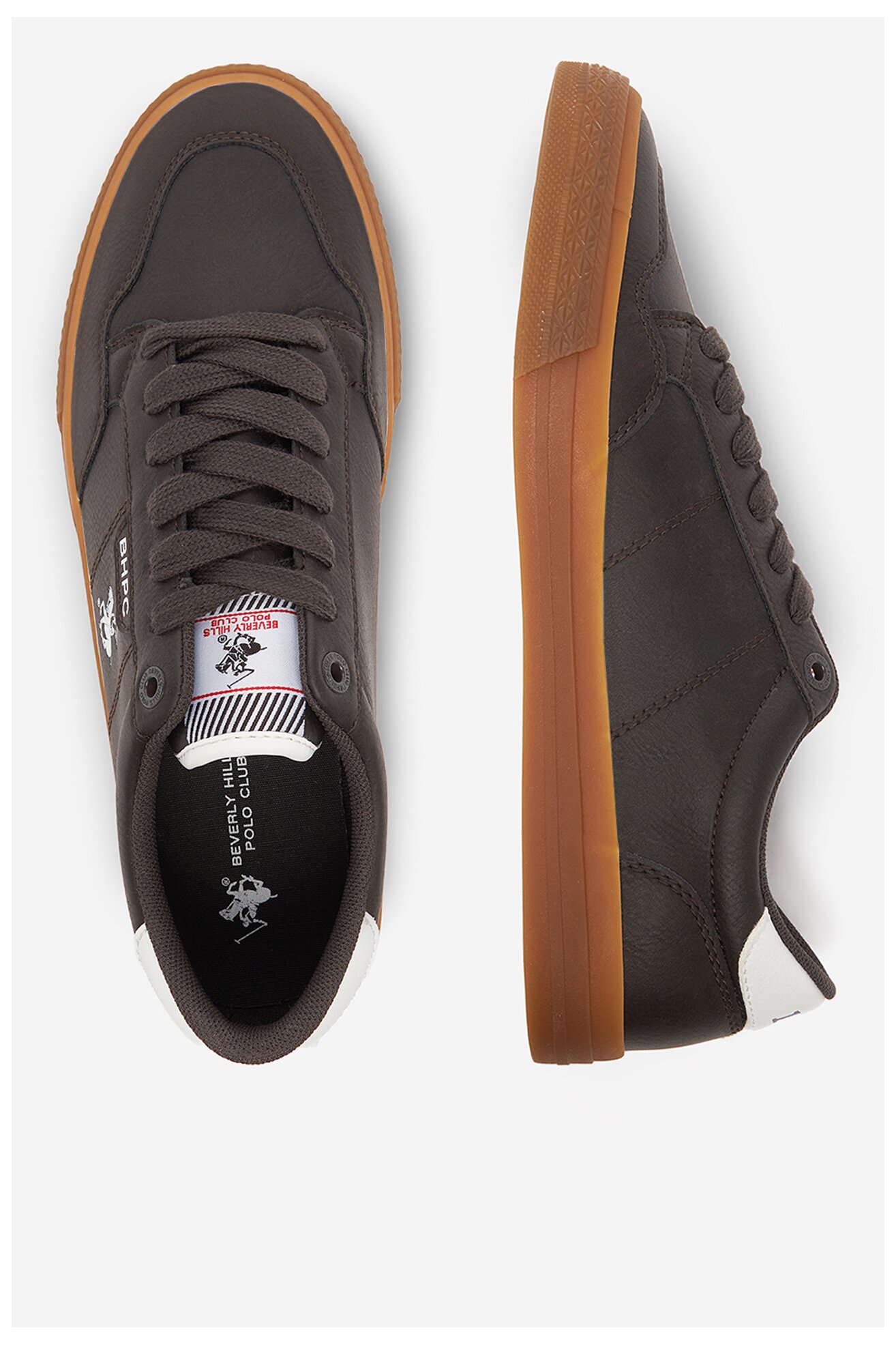 Sneakers Beverly Hills Polo Club CEO-V5-FALCO Brązowy