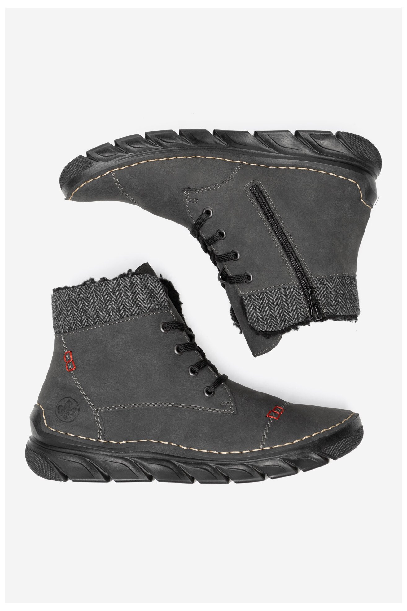 Боти Rieker 55031-45 СИВ