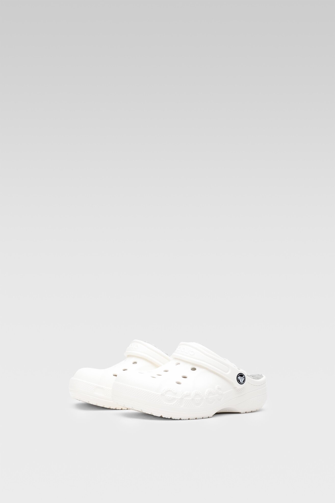 Klapki basenowe Crocs 9 BAYA LINED CLOG 205969-11H Biały