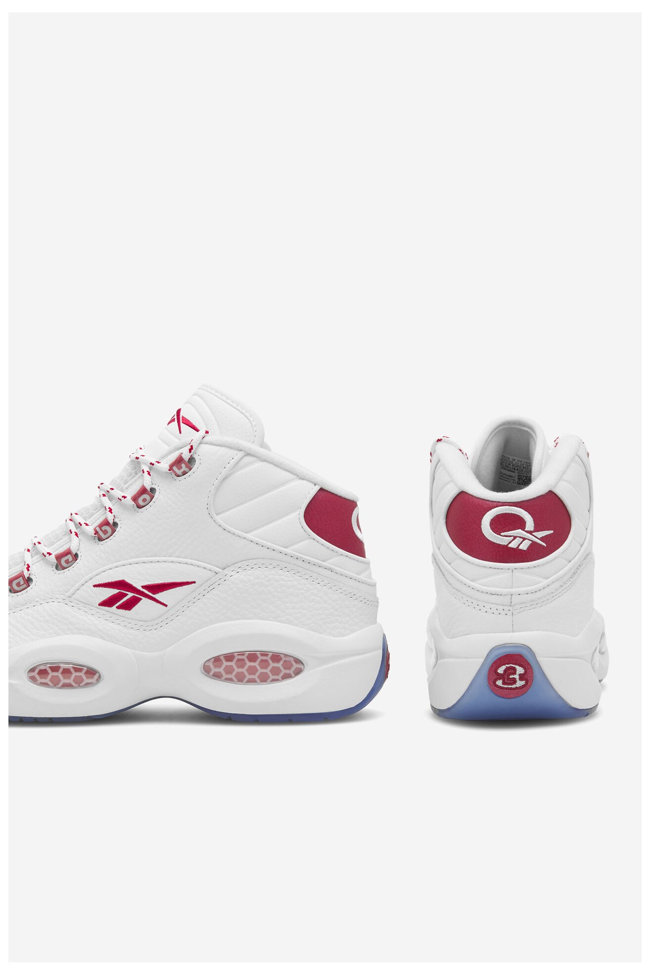 Obuwie sportowe Reebok QUESTION MID 100074721 Biały