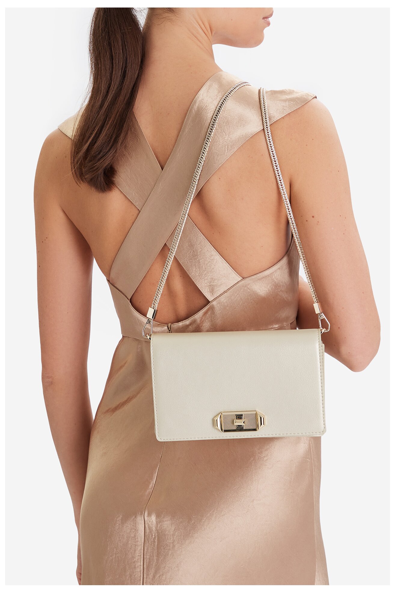 Torebka NINE WEST EO-BELLIS-LX20070 Perłowy