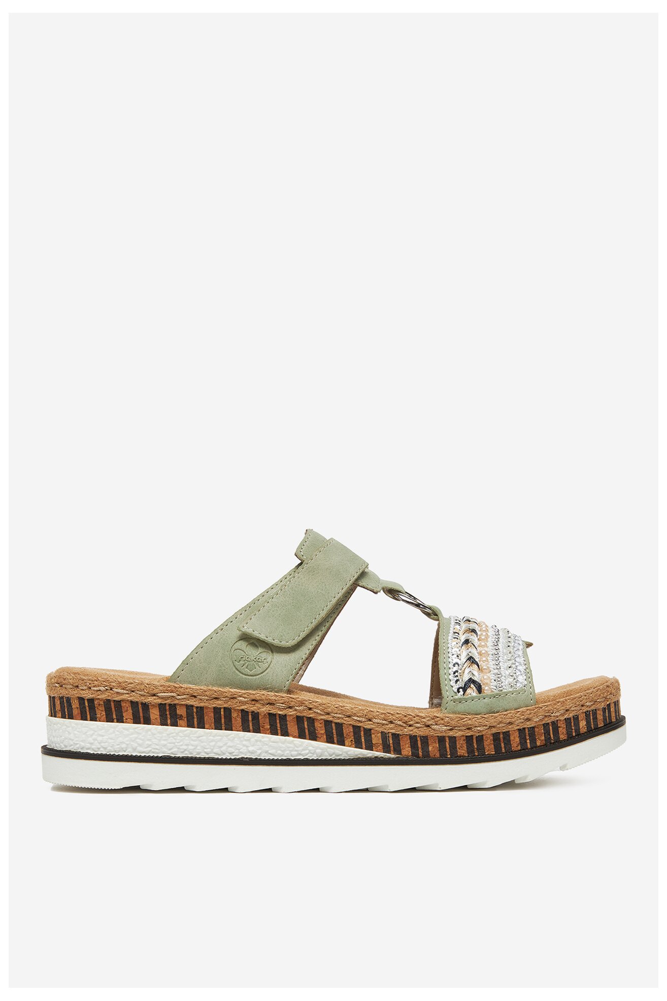 Șlapi Rieker V79M6-52 VERDE DESCHIS