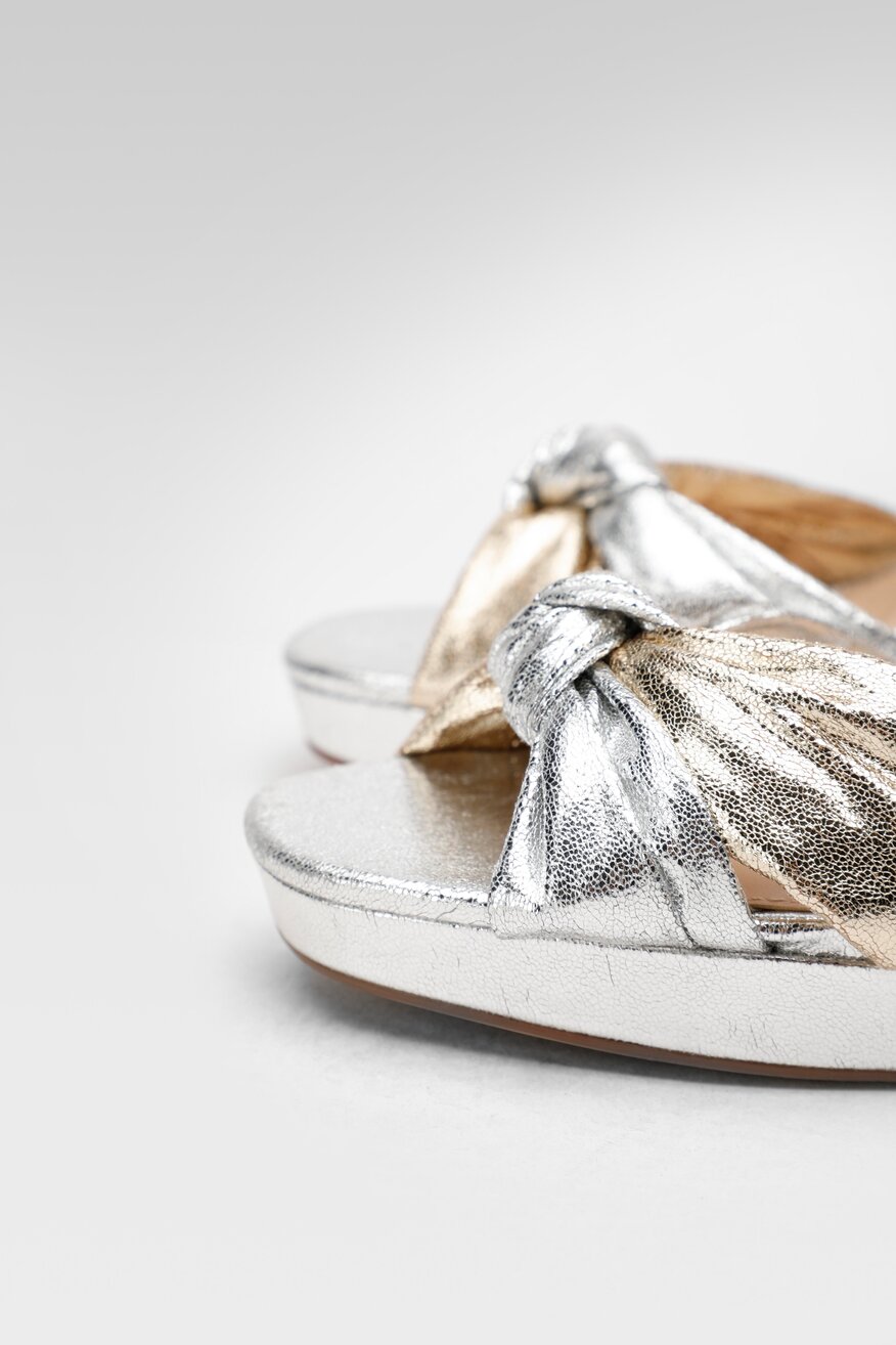 
                Jenny Fairy - Sandały srebrne - 5904862407616