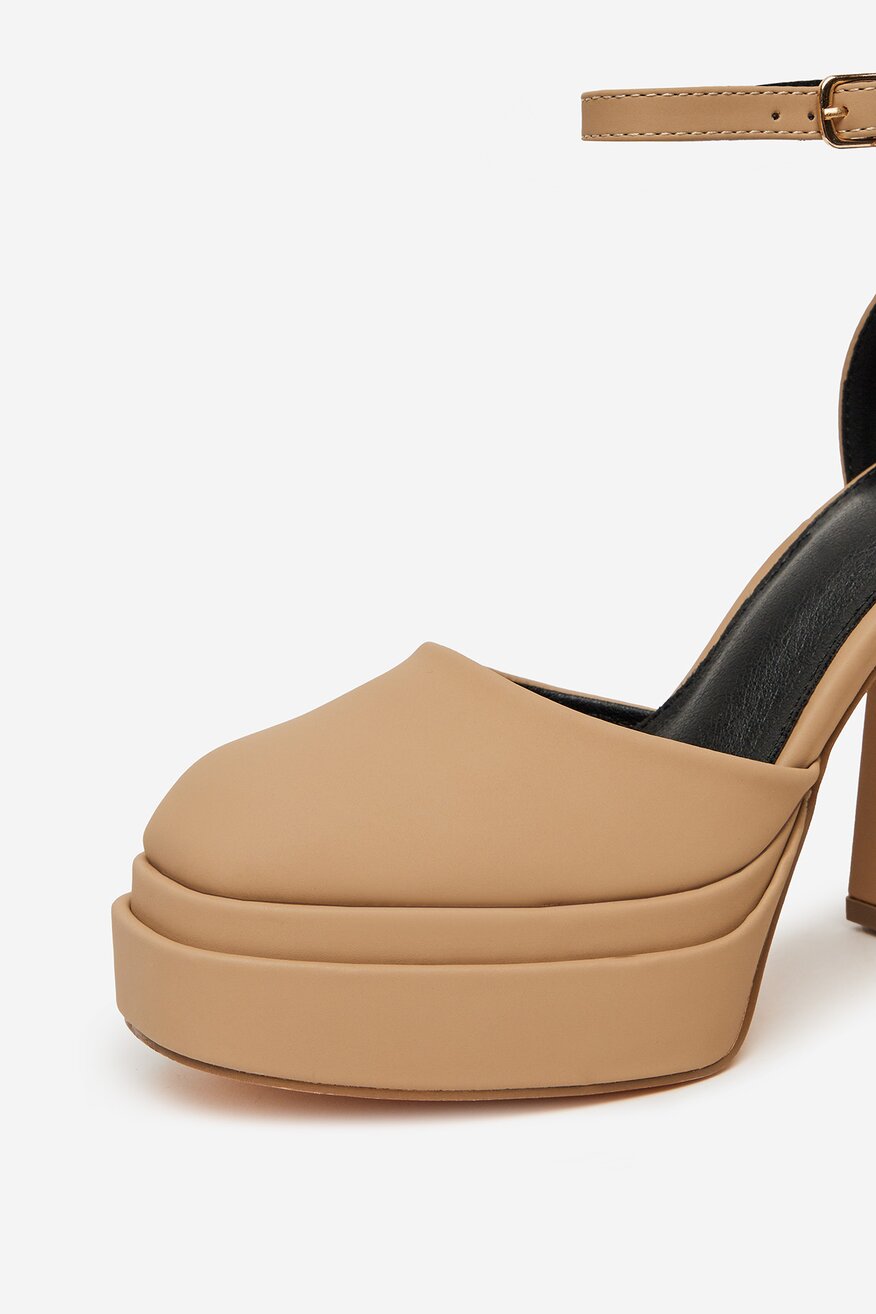 Pantofi cu toc DeeZee CREM - 5906751097410