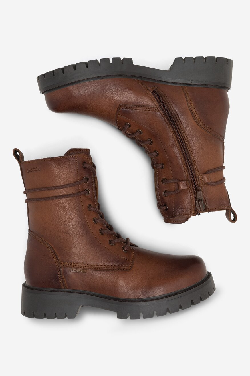 
                Lasocki Young - Trzewiki skórzane ocieplane - 5905588117070
