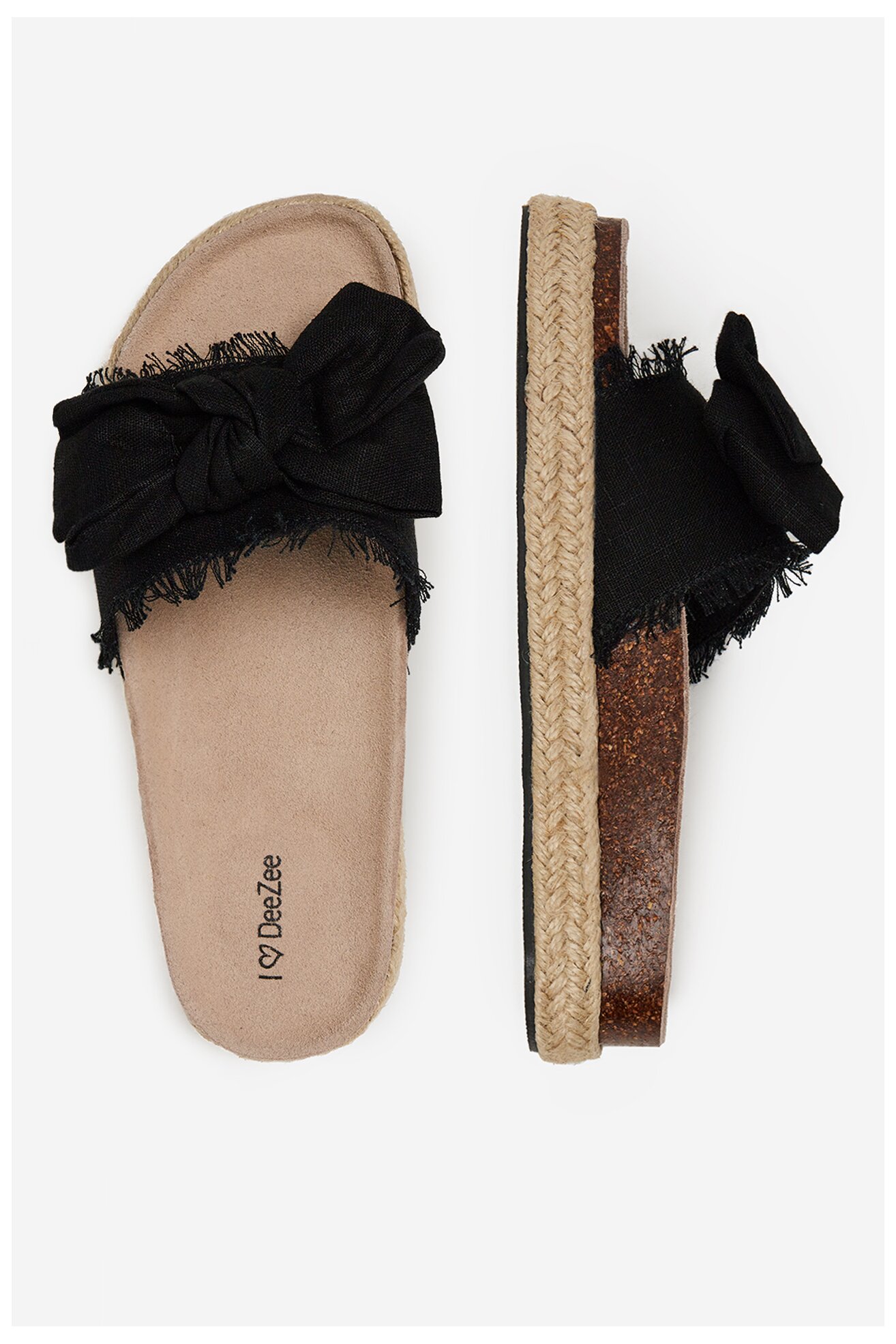 Klapki DeeZee 92529 Czarny