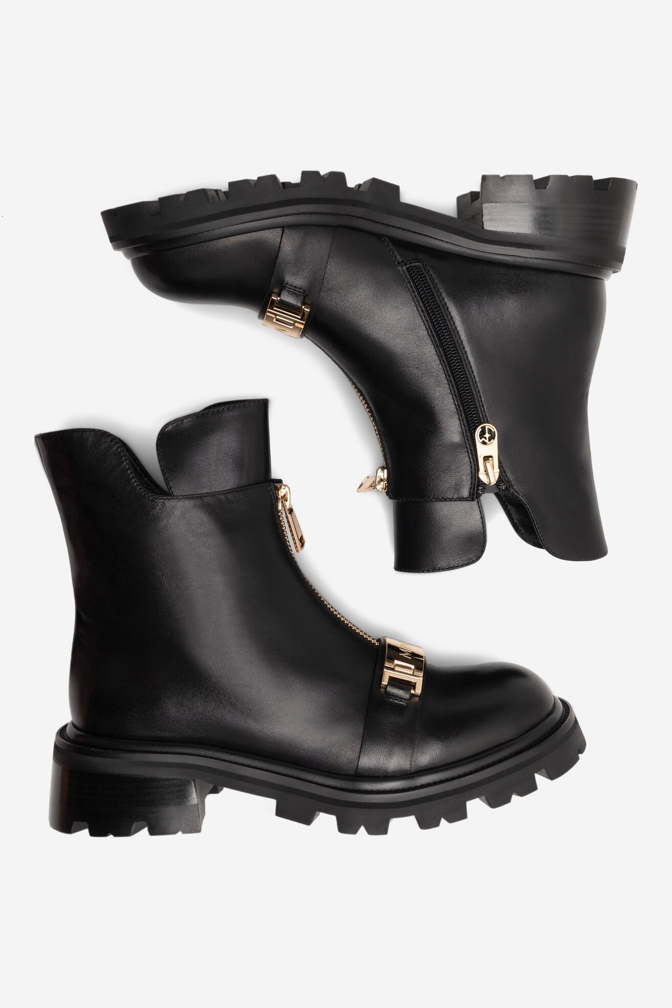 Botki EVA MINGE KORDOWA-8267-613 Czarny