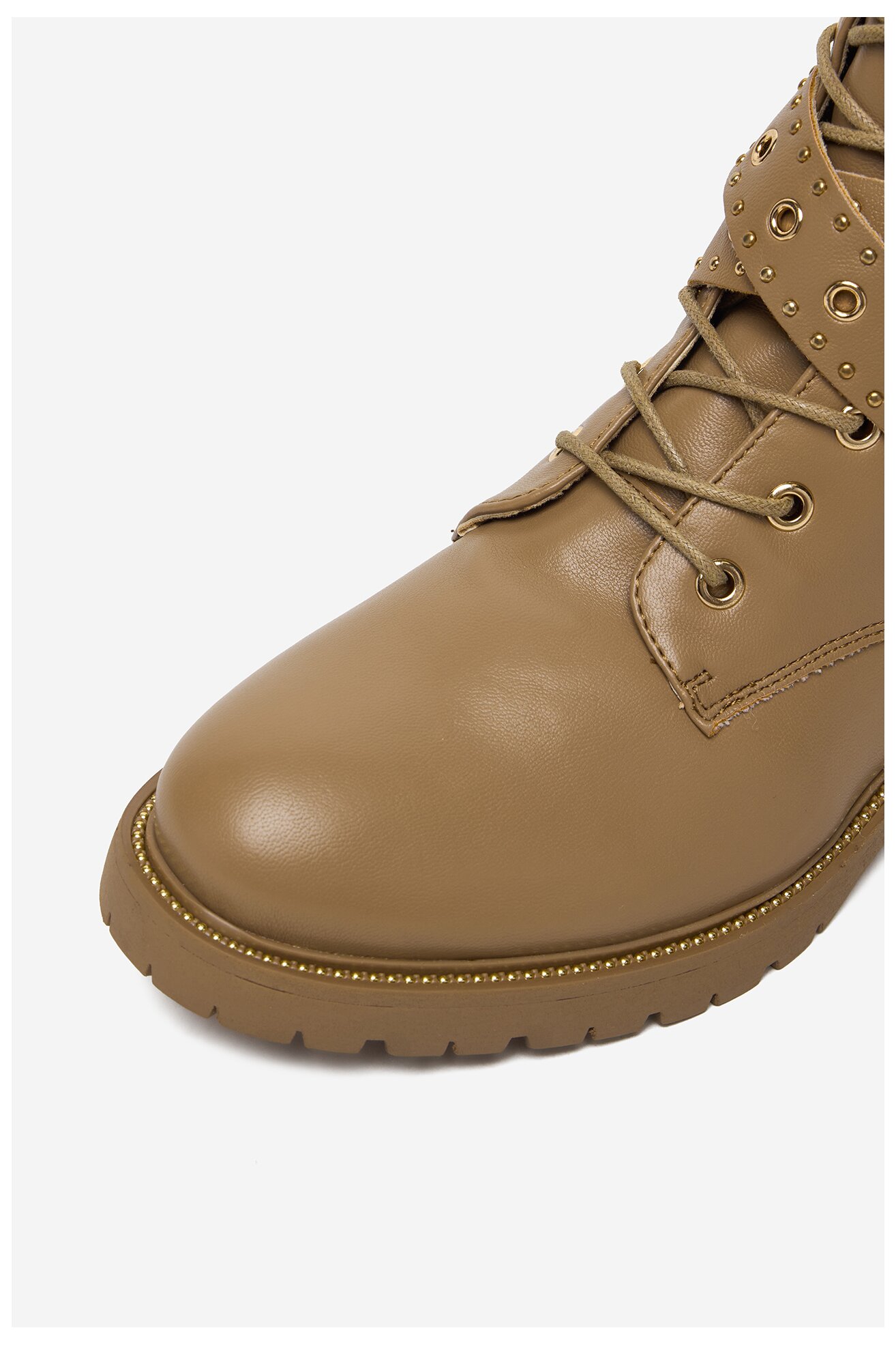 Bokacsizma DeeZee 15161-1-BEIGE PU BÉZS