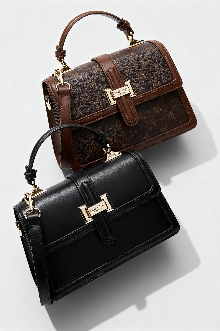 NINE WEST - Mała torebka kuferek - 5906751396698