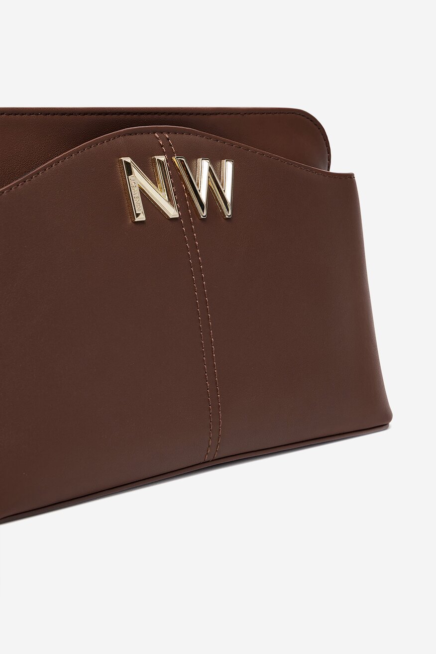 Kézitáska NINE WEST SÖTÉTBARNA - 5906751297025