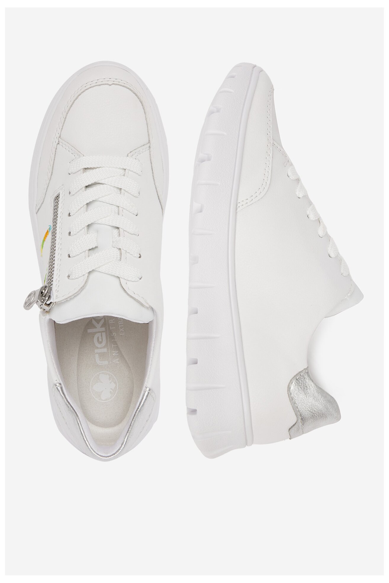 Tornacipő Rieker N1313-80 FEHÉR