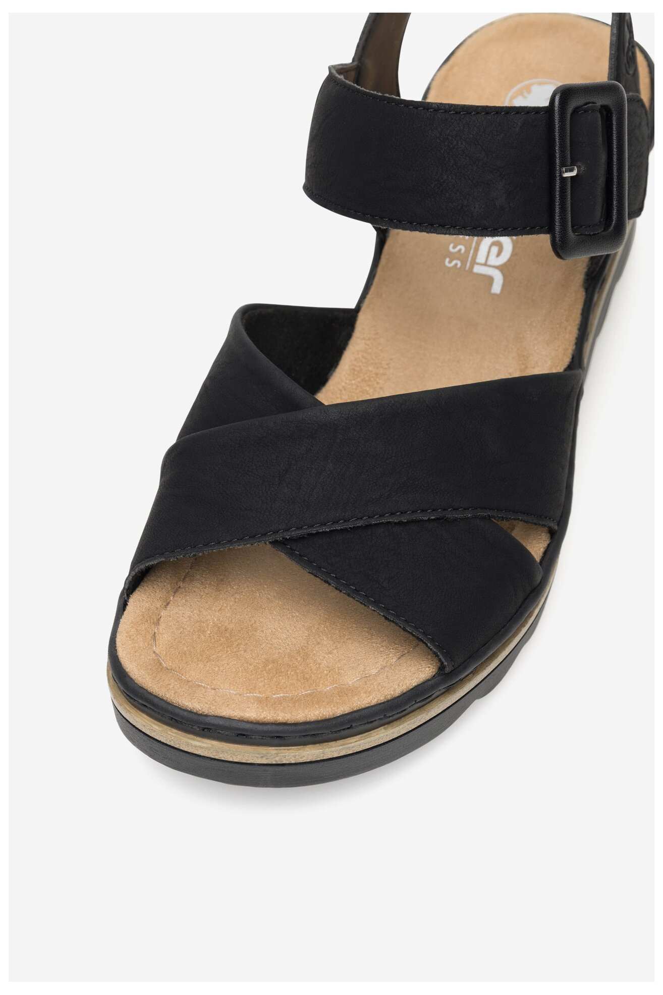 Sandały Rieker 67463-00 Czarny