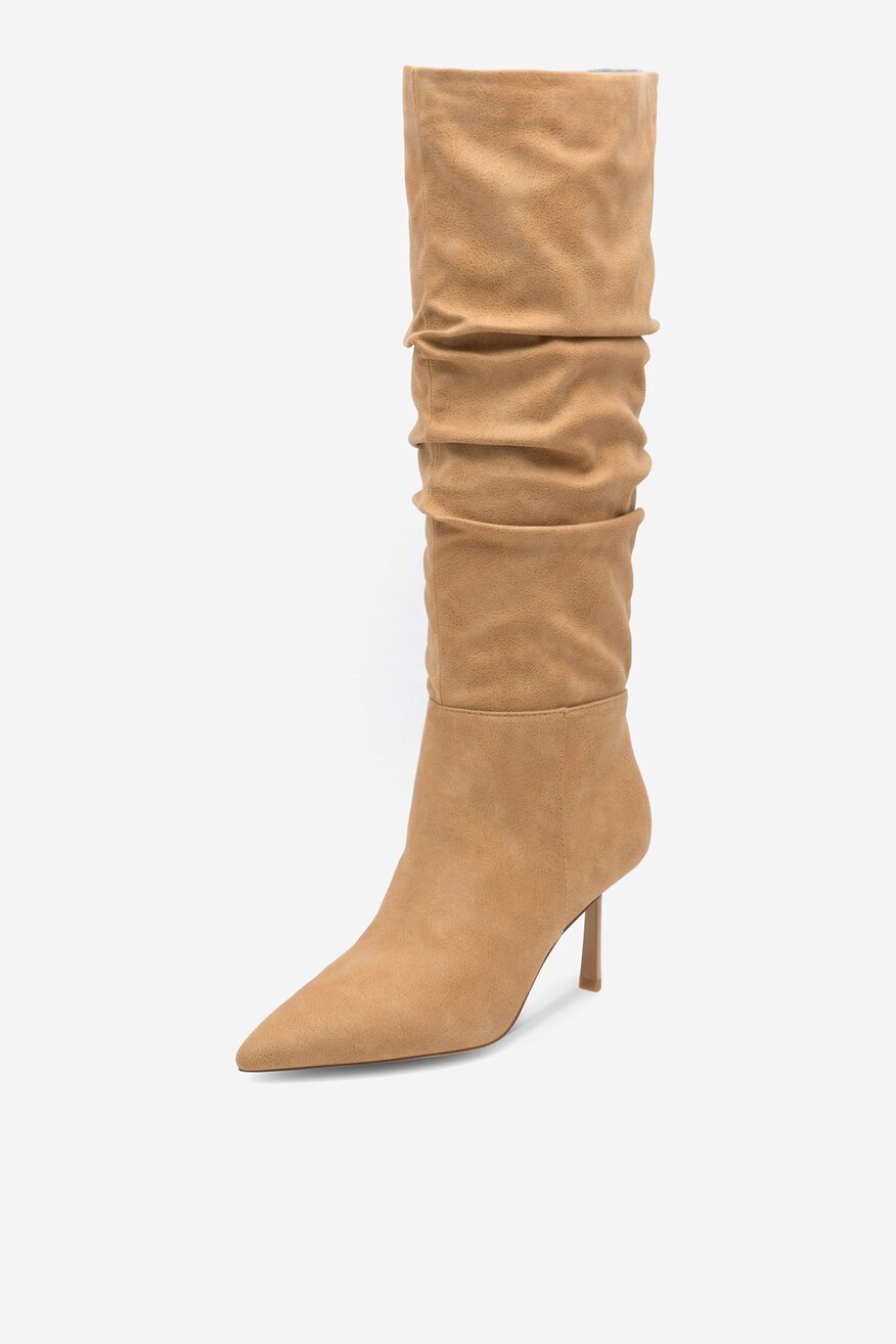 Kozačky NINE WEST BÉŽOVÁ - 5905588147350