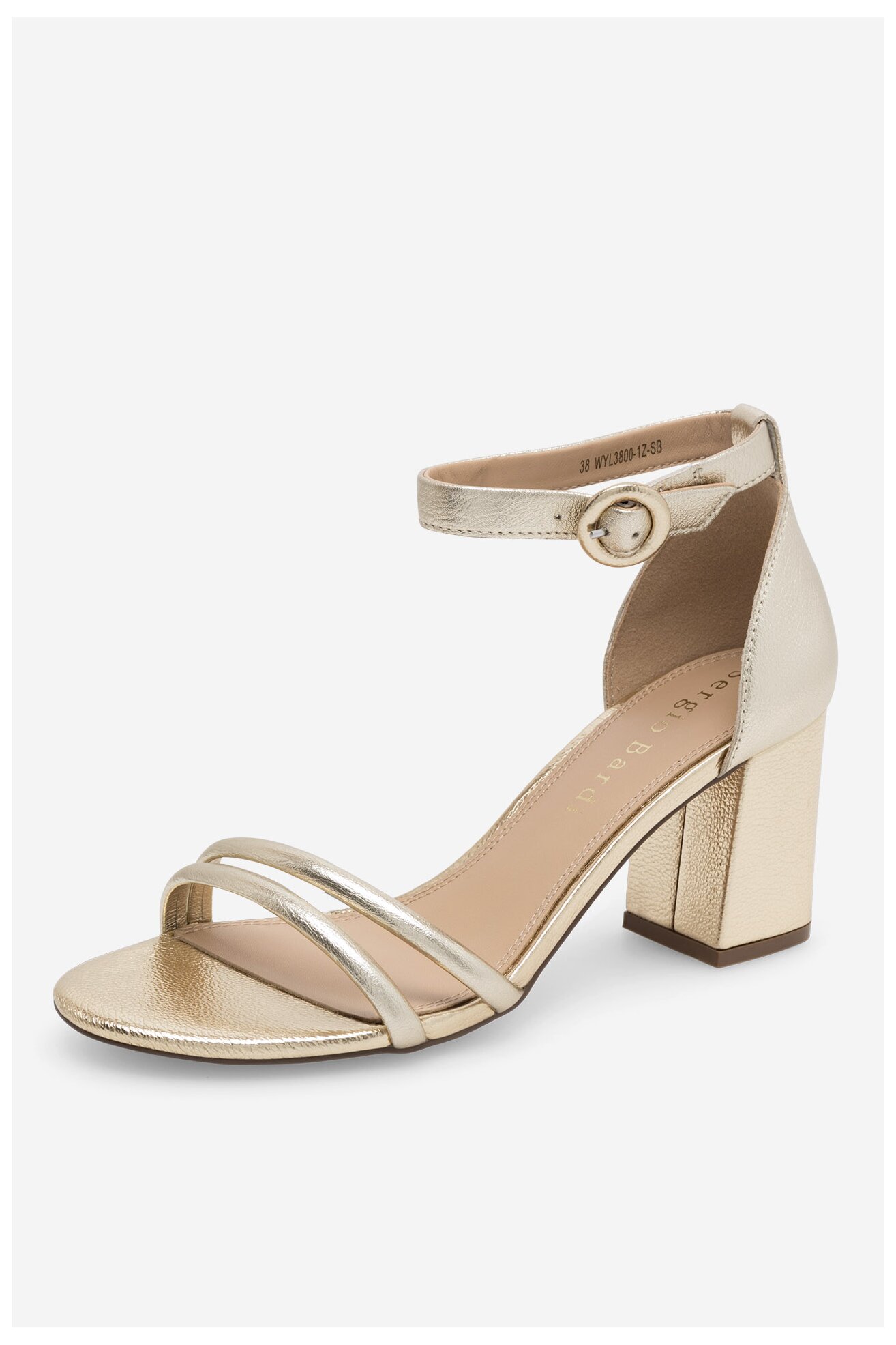 Sandały Sergio Bardi WYL3800-1Z-SB Złoty