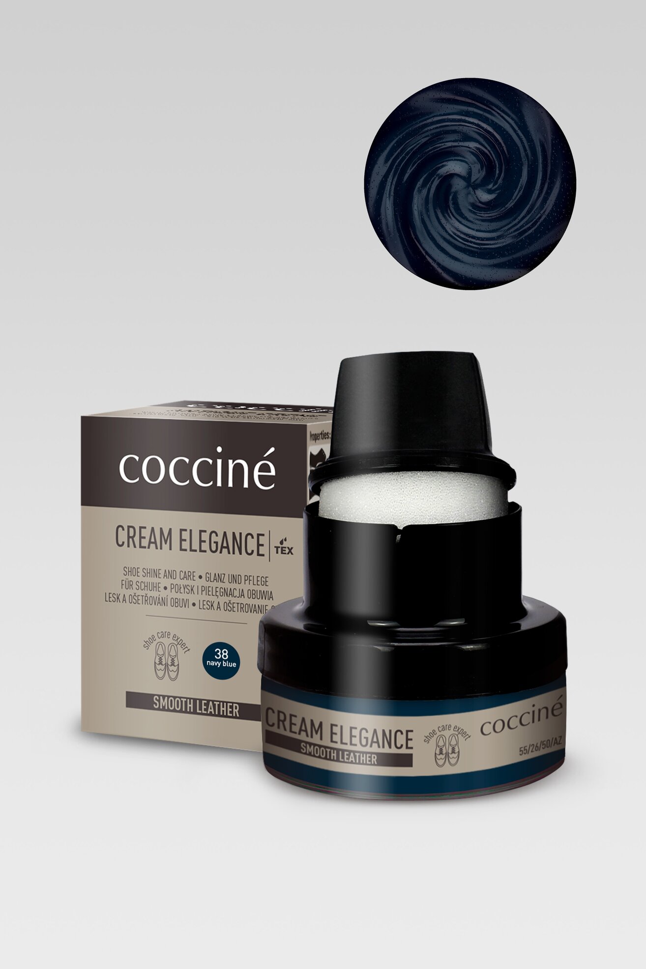 Kosmetyki do obuwia Coccine CREAM ELEGANCE 50 ML Granatowy