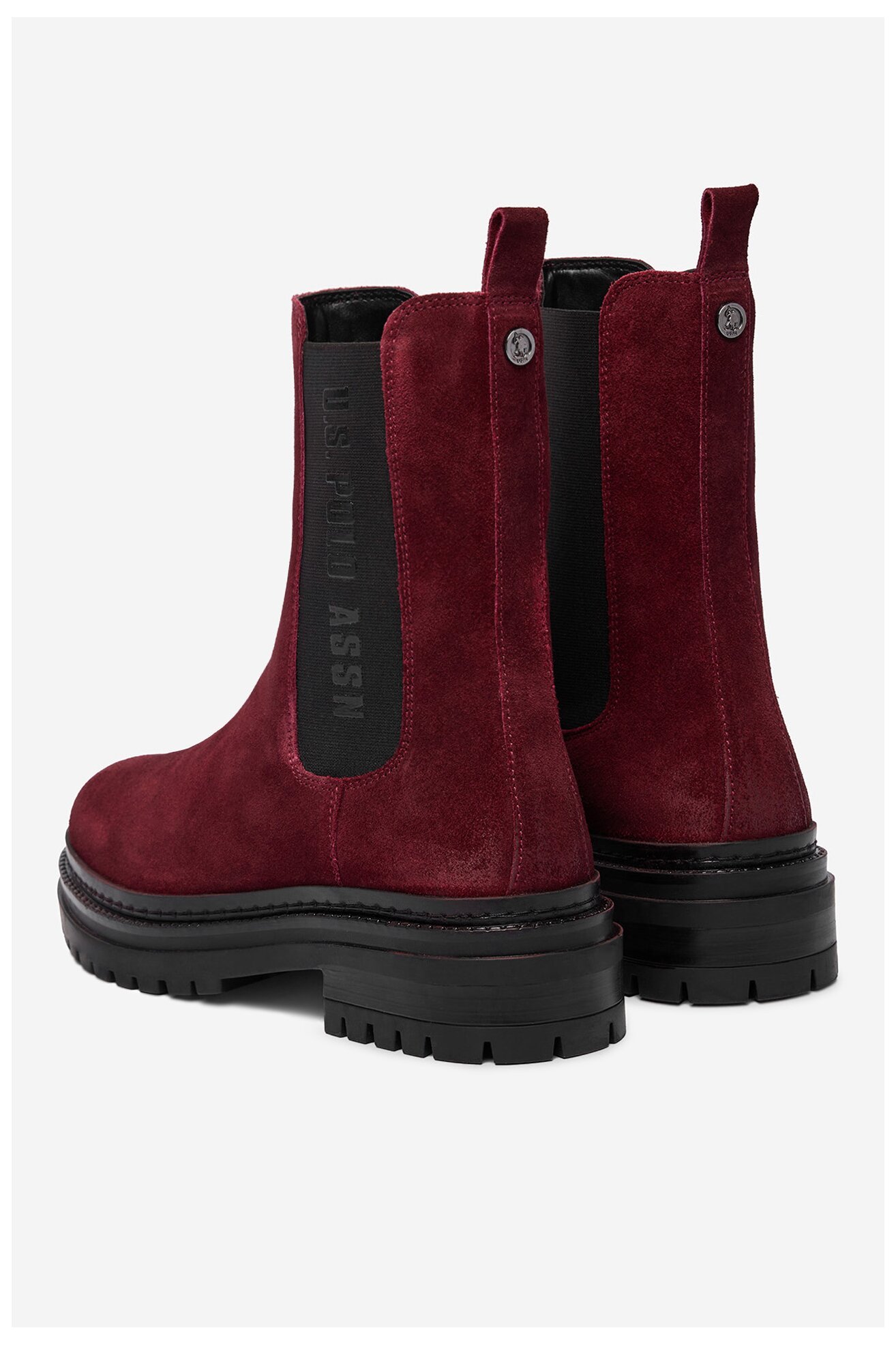 Bokacsizma U.S. POLO ASSN. CEO-VIZAG001W/ELE1 BORDÓ