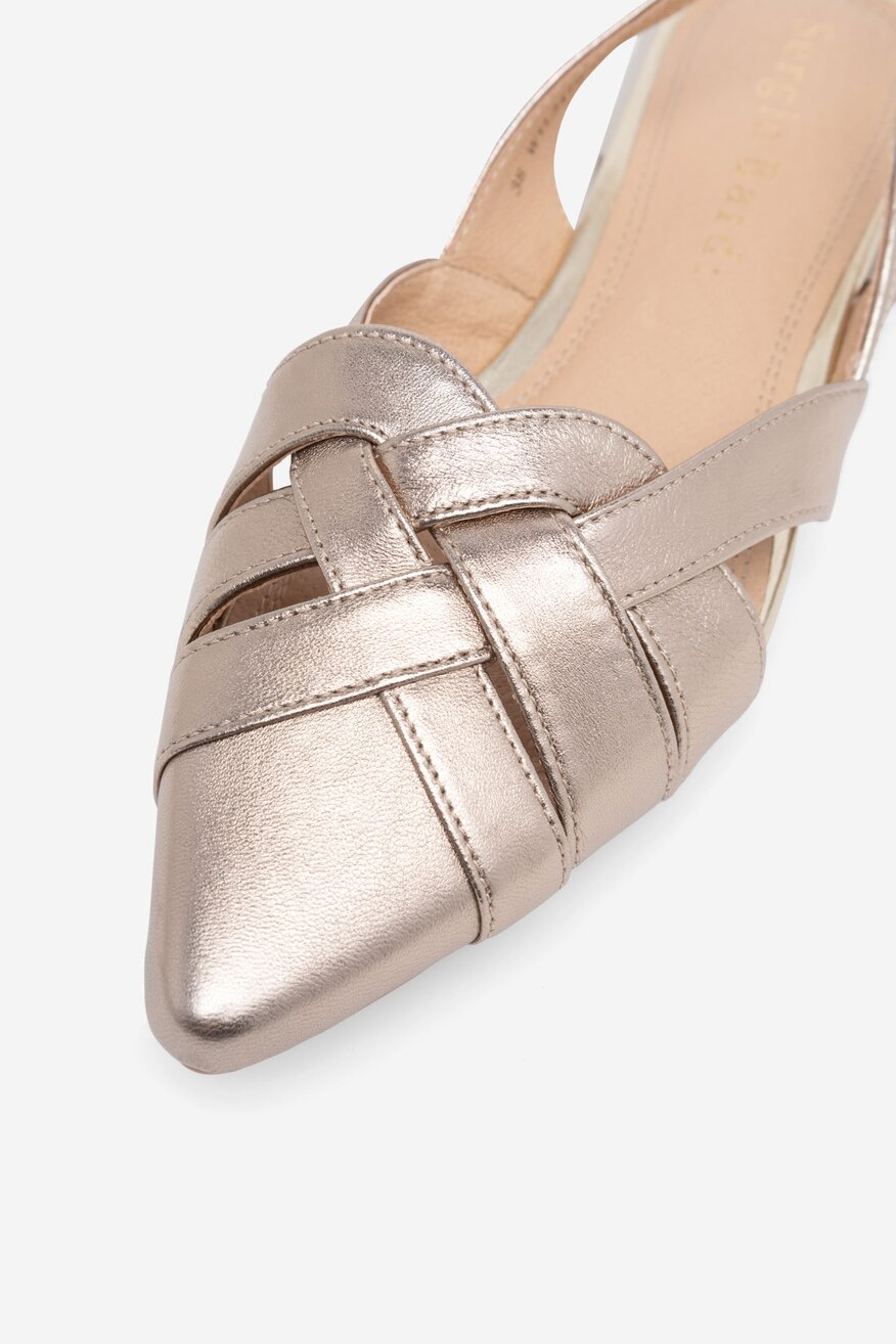 Sergio Bardi - Baleriny skórzane - 5903698622385