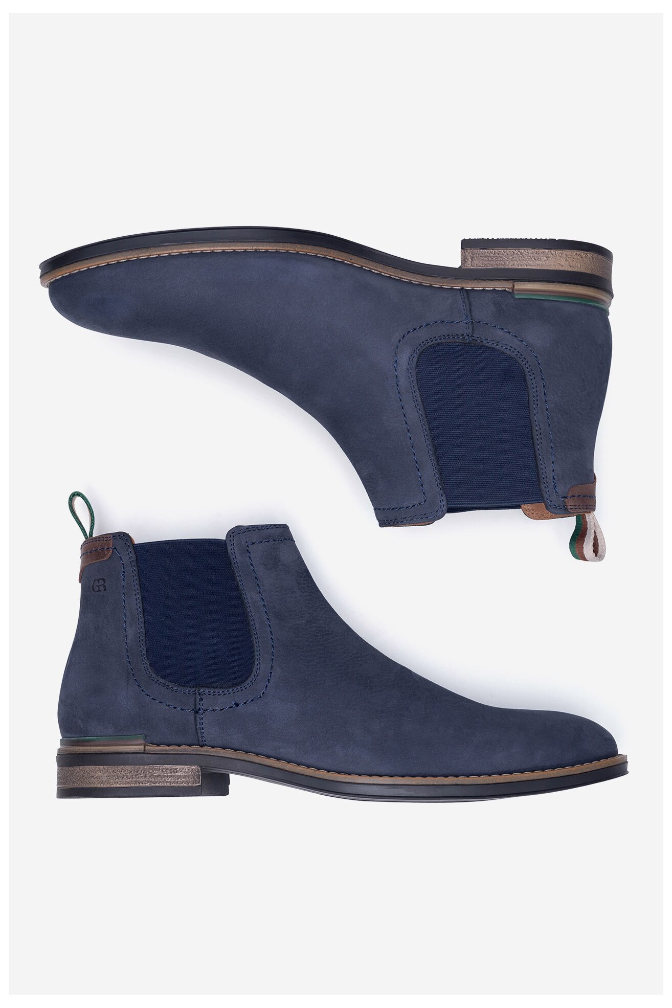 Botki Gino Rossi VITALE-02 MI08 Granatowy