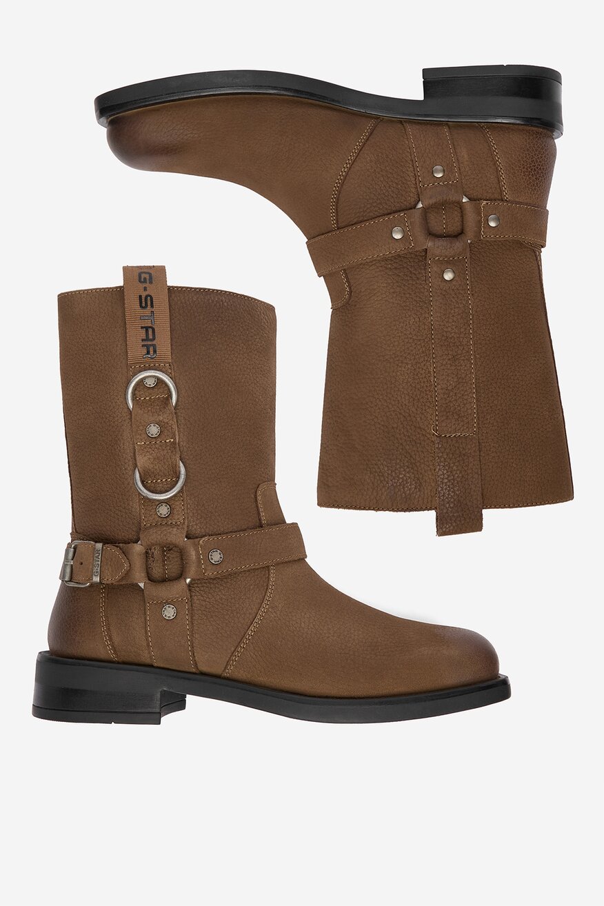 G-STAR RAW - Botki skórzane - 5906751415184