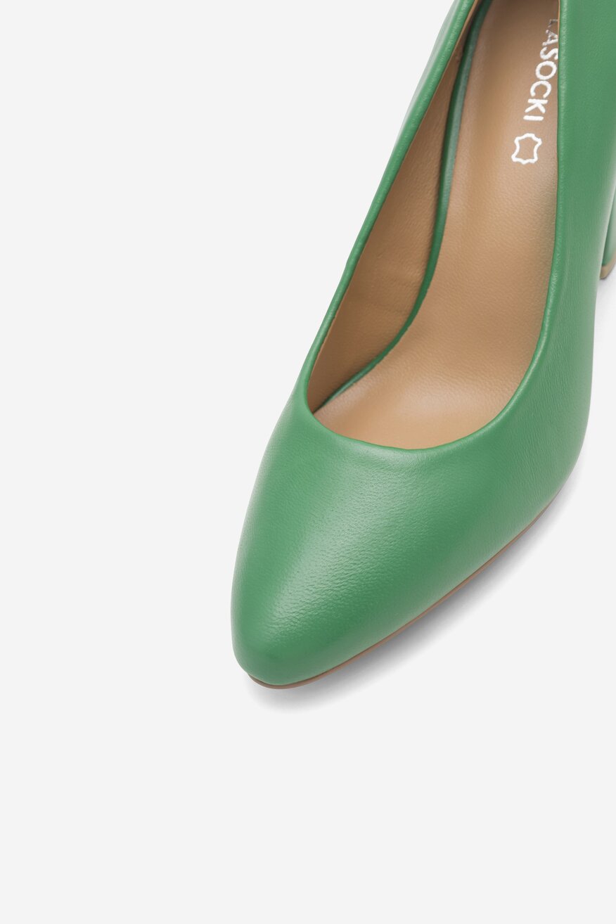 
                Lasocki - Skórzane czółenka - 5905588087335