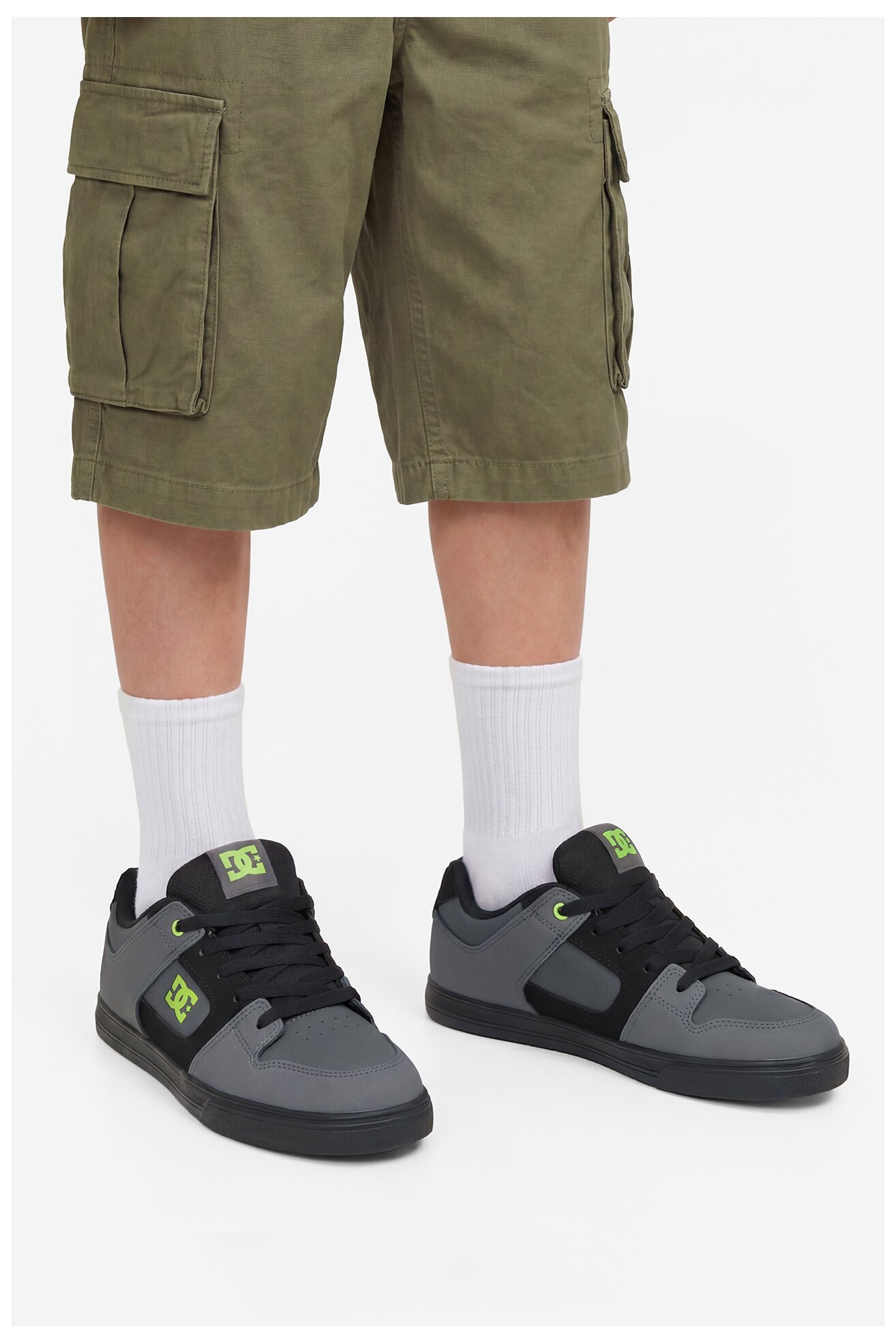 Кросівки спортивні DC Shoes EO-PURE DC01783003 СІРИЙ