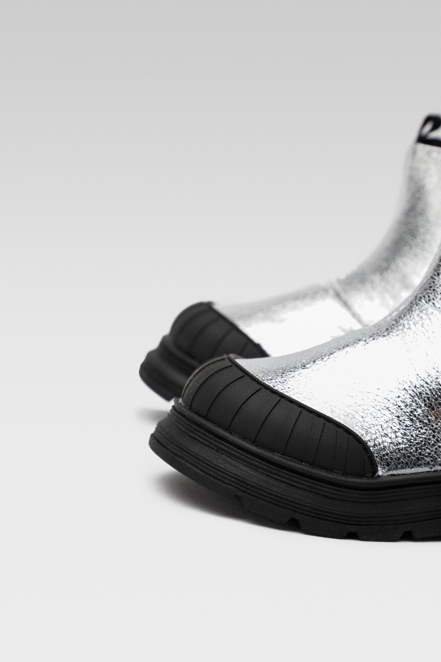 Nelli Blu - Botki srebrne - 5904862156408