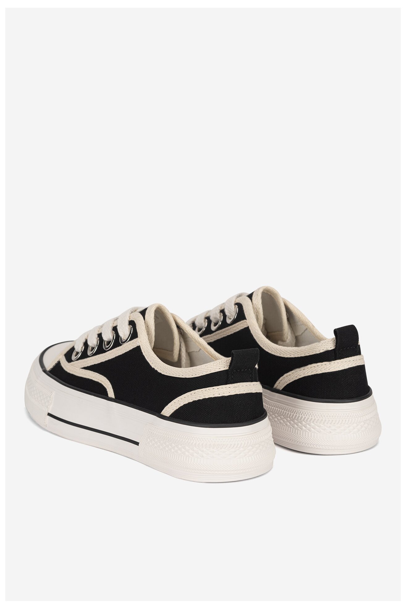 Vászoncipő DeeZee WFA2914-1 FEKETE