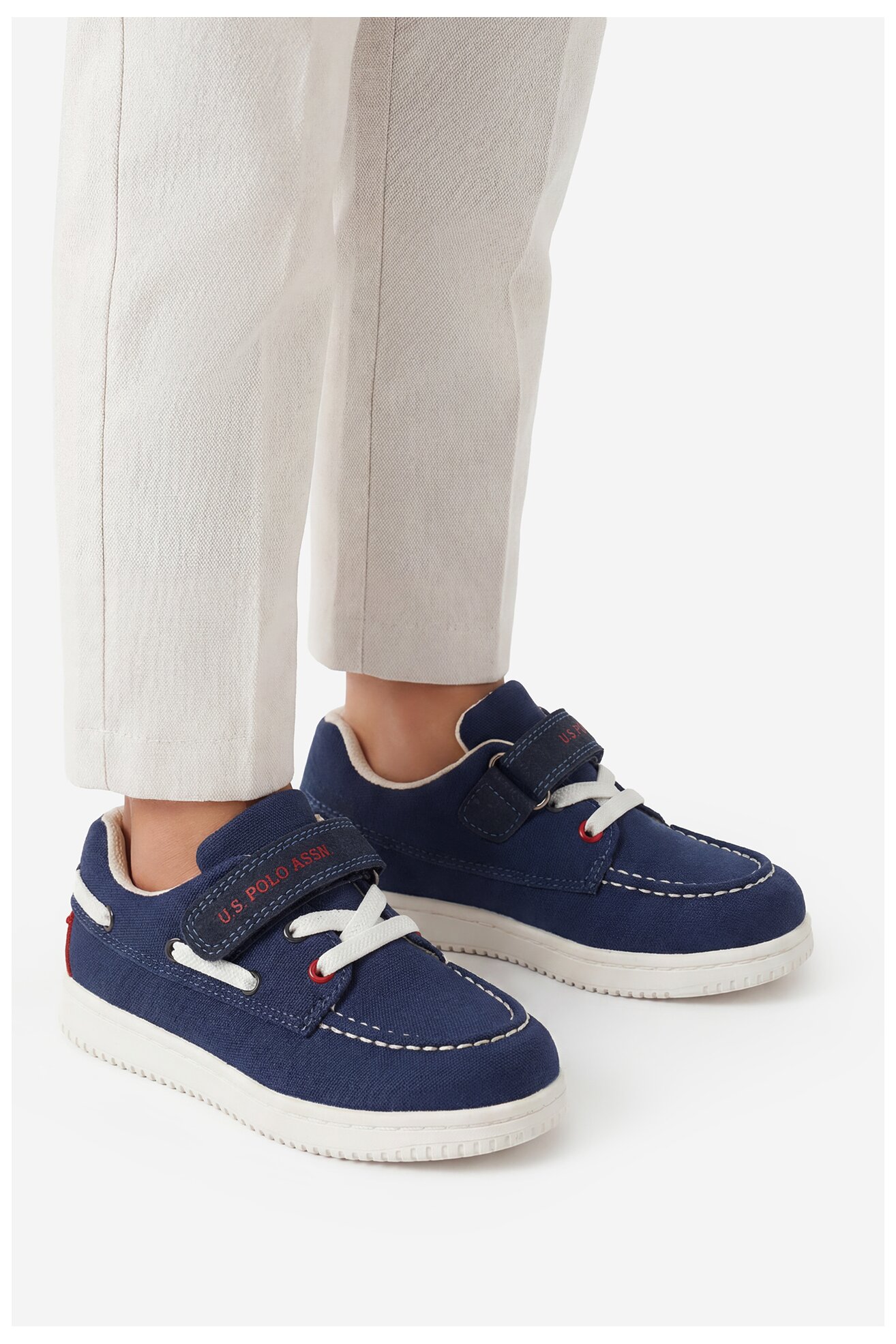 Mokasyny U.S. POLO ASSN. EO-MICHAL001K/6CY1 Granatowy