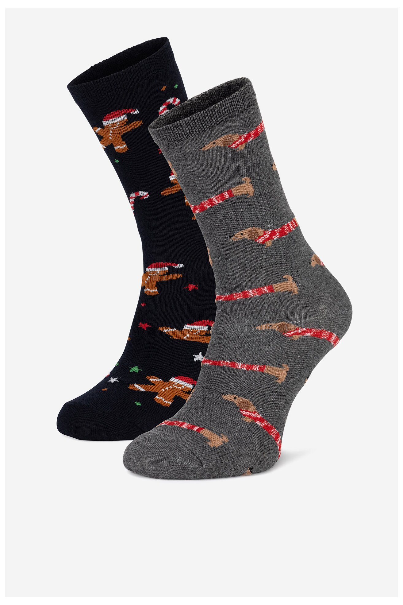 Čarape Lasocki 2MB-002-AW24 (2-PACK) SIVA