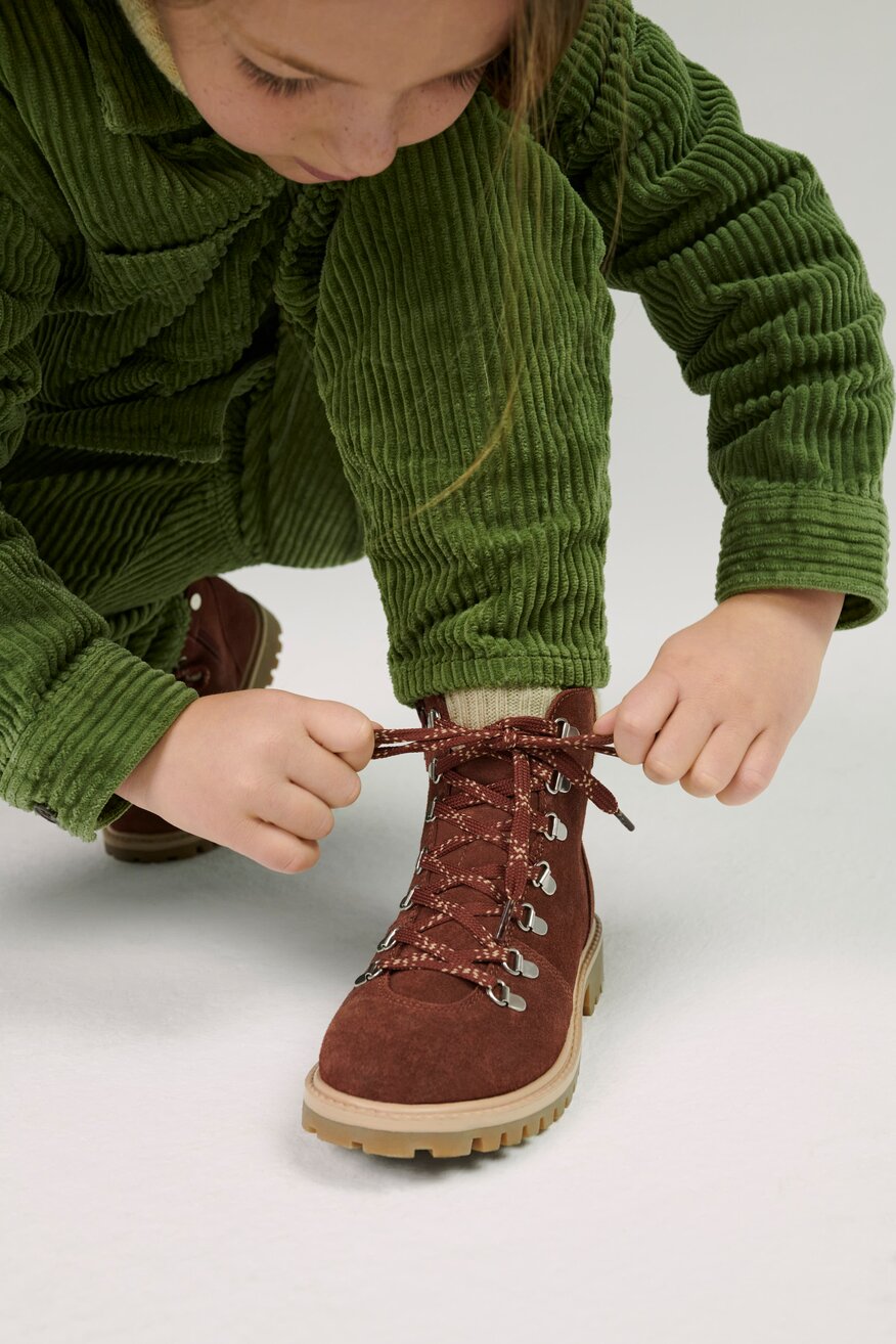 Šněrovací vyšší obuv Lasocki Kids ČERVENÁ - 5905588186335