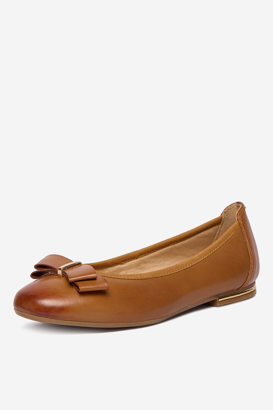 
                Lasocki - Baleriny skórzane - 5906751601068