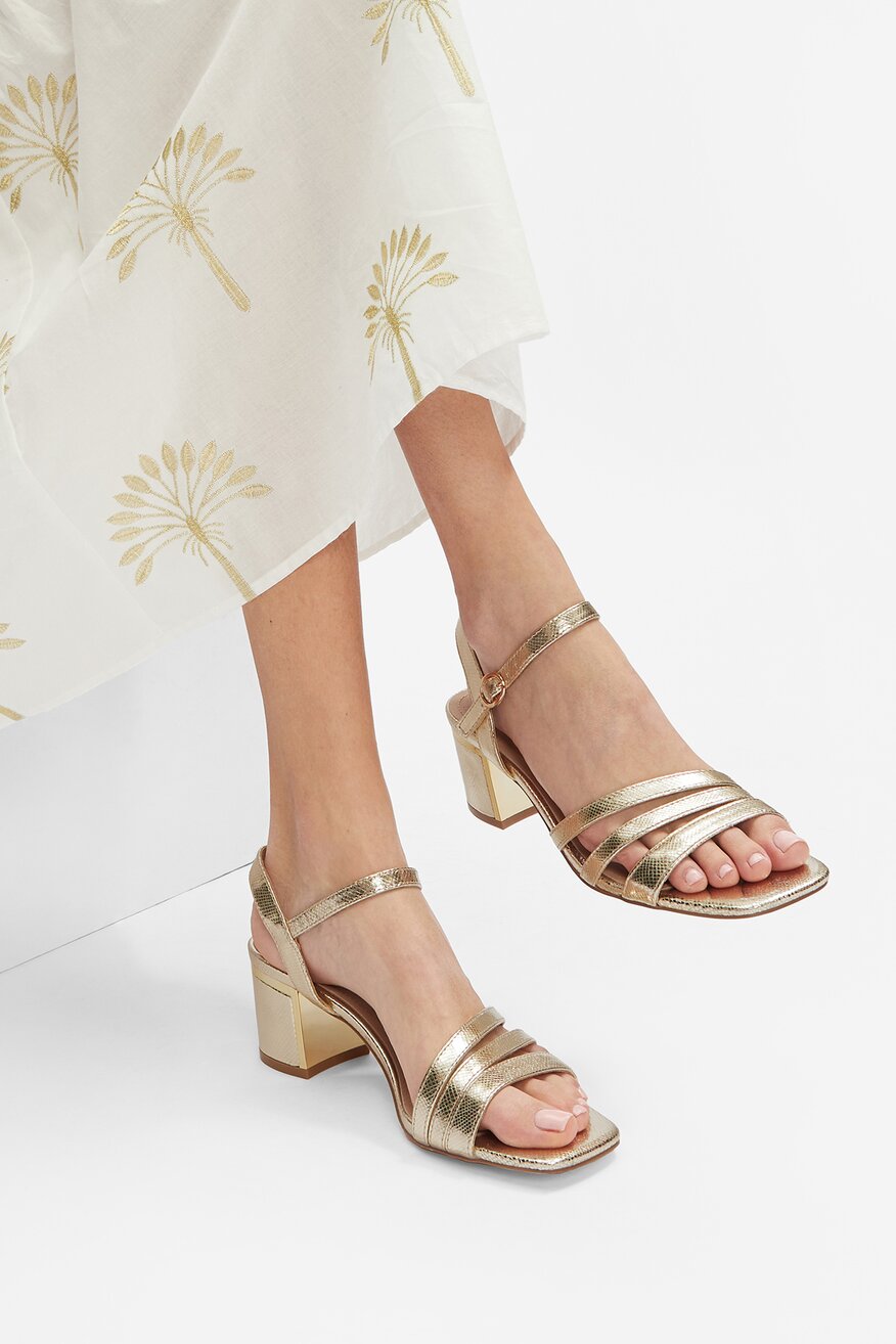 Szandál Lasocki ARANY - 5903698786582