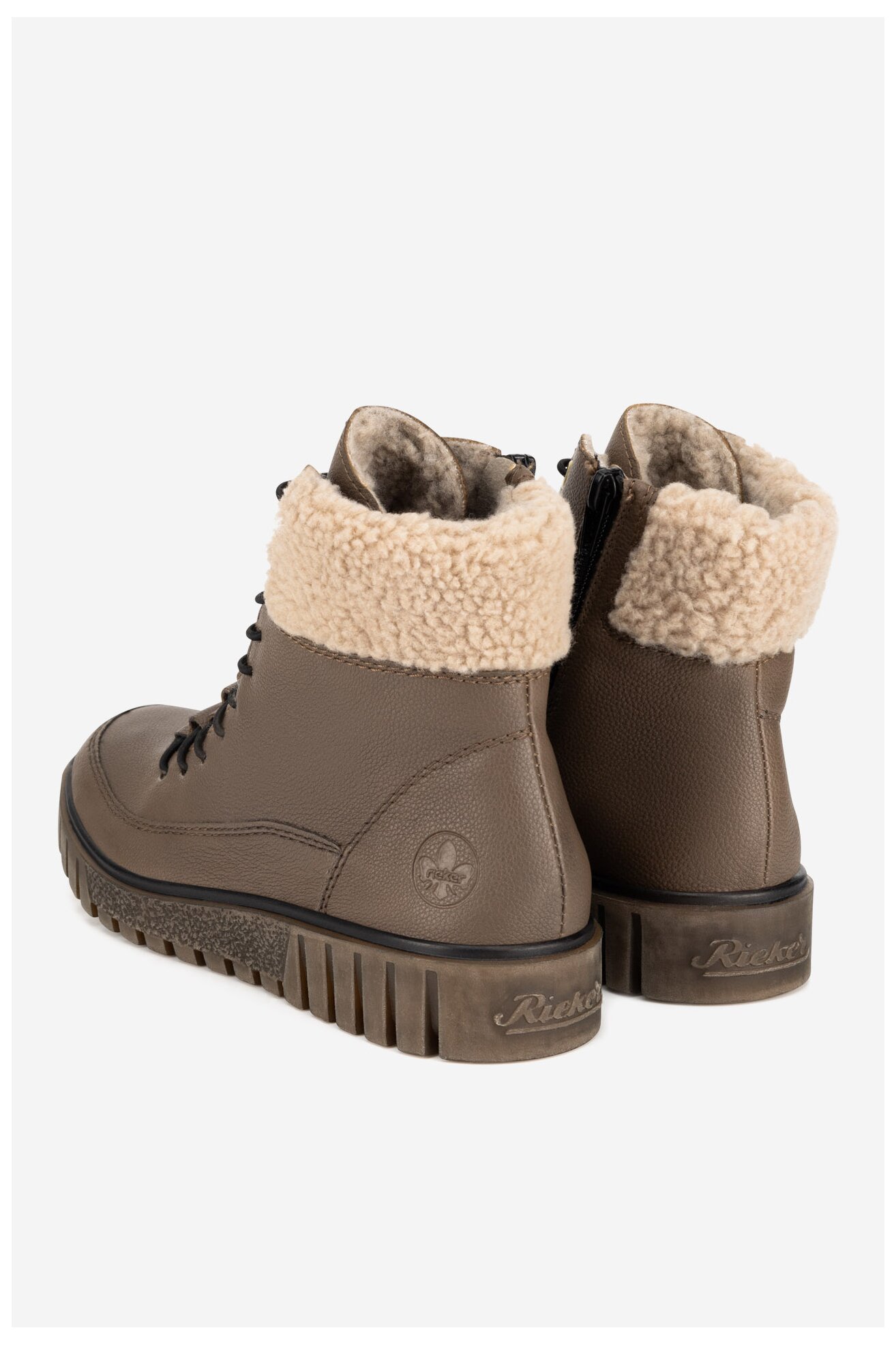 Боти Rieker Y3465-24 ТЪМНОБЕЖОВ