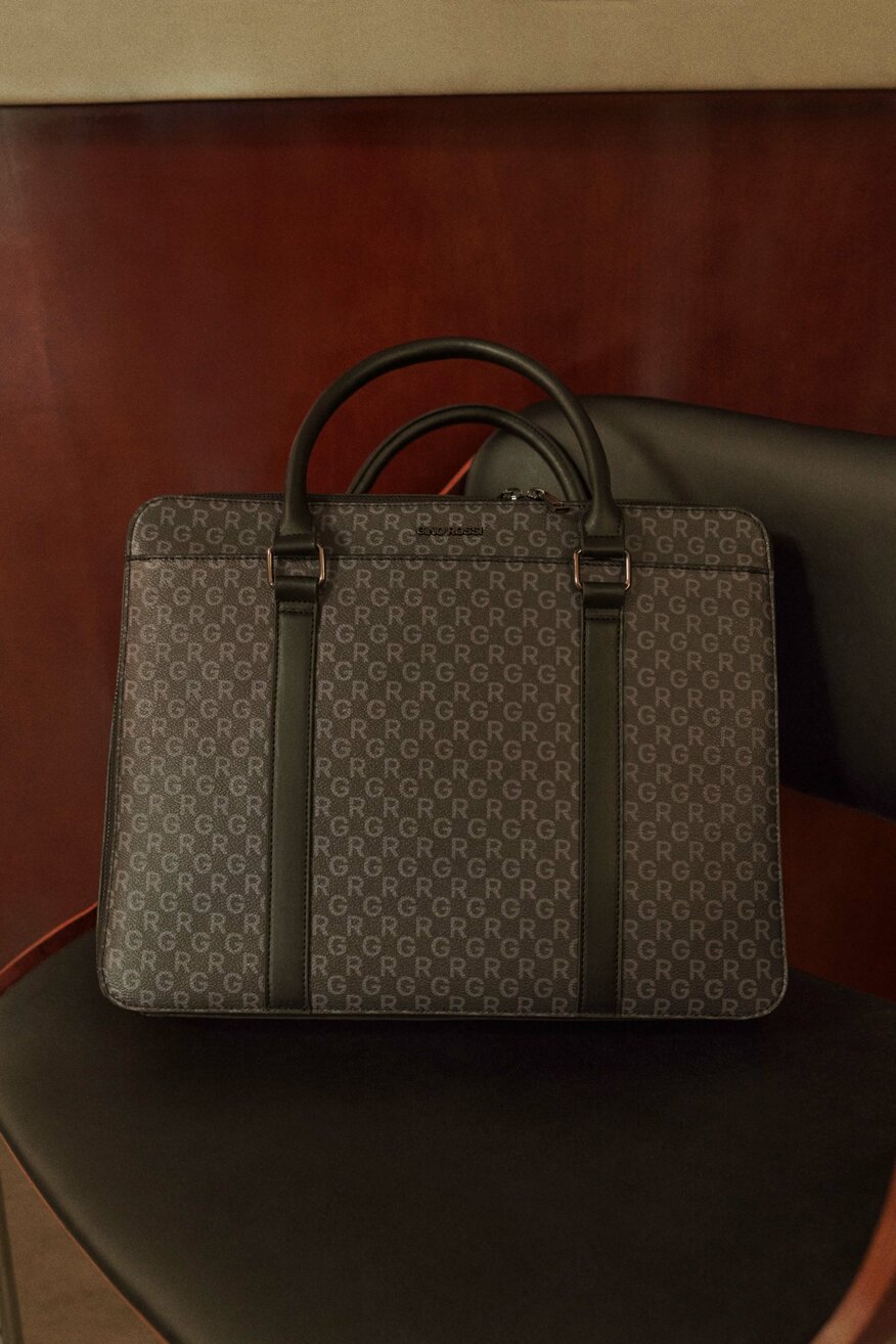 
                Gino Rossi - Torba na laptopa szara - 5903698862811