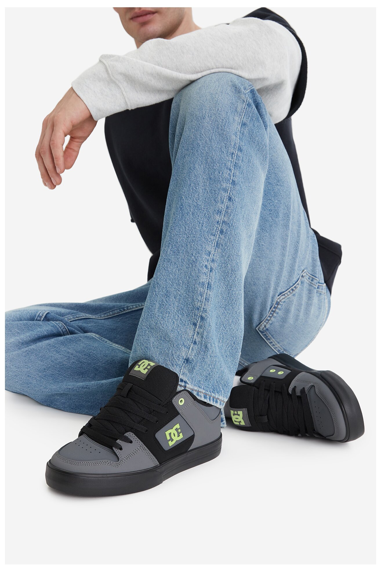 Кросівки спортивні DC Shoes EO-PURE DC01782028 СІРИЙ