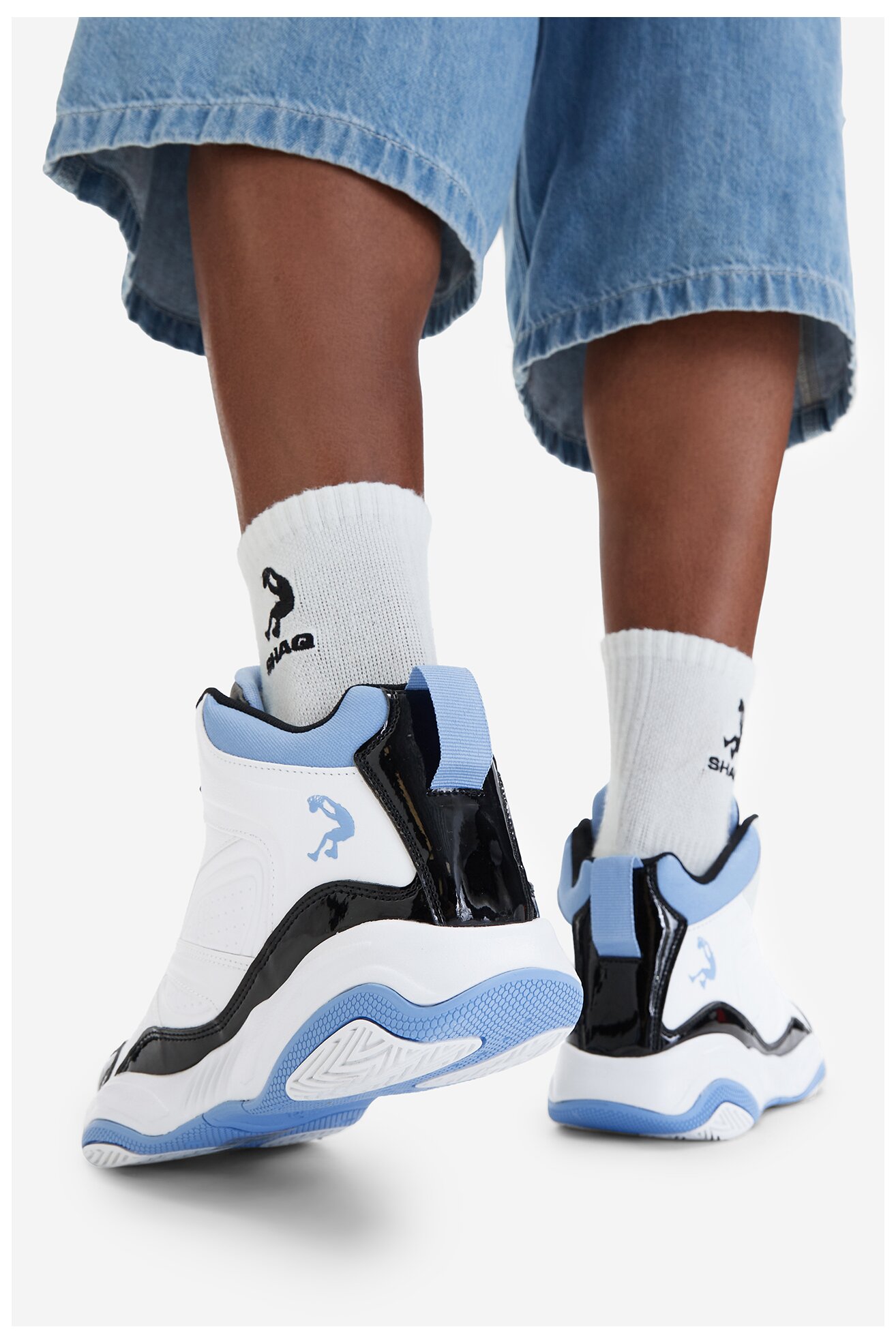 Obuwie sportowe SHAQ CEO-SHAQNOTIZE AQ95000M-WBL Biały