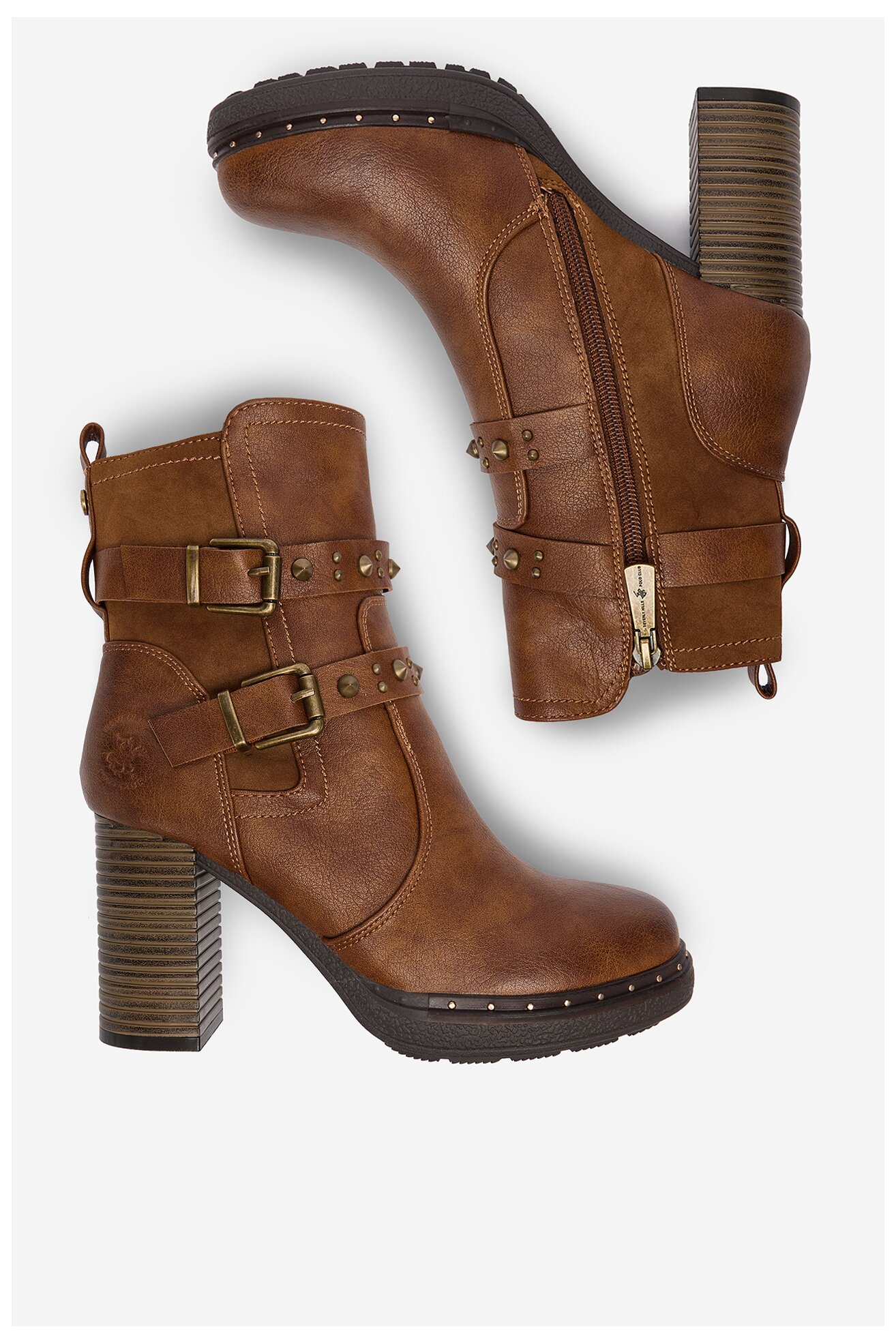 Botki Beverly Hills Polo Club EO-WS6632-01 Brązowy